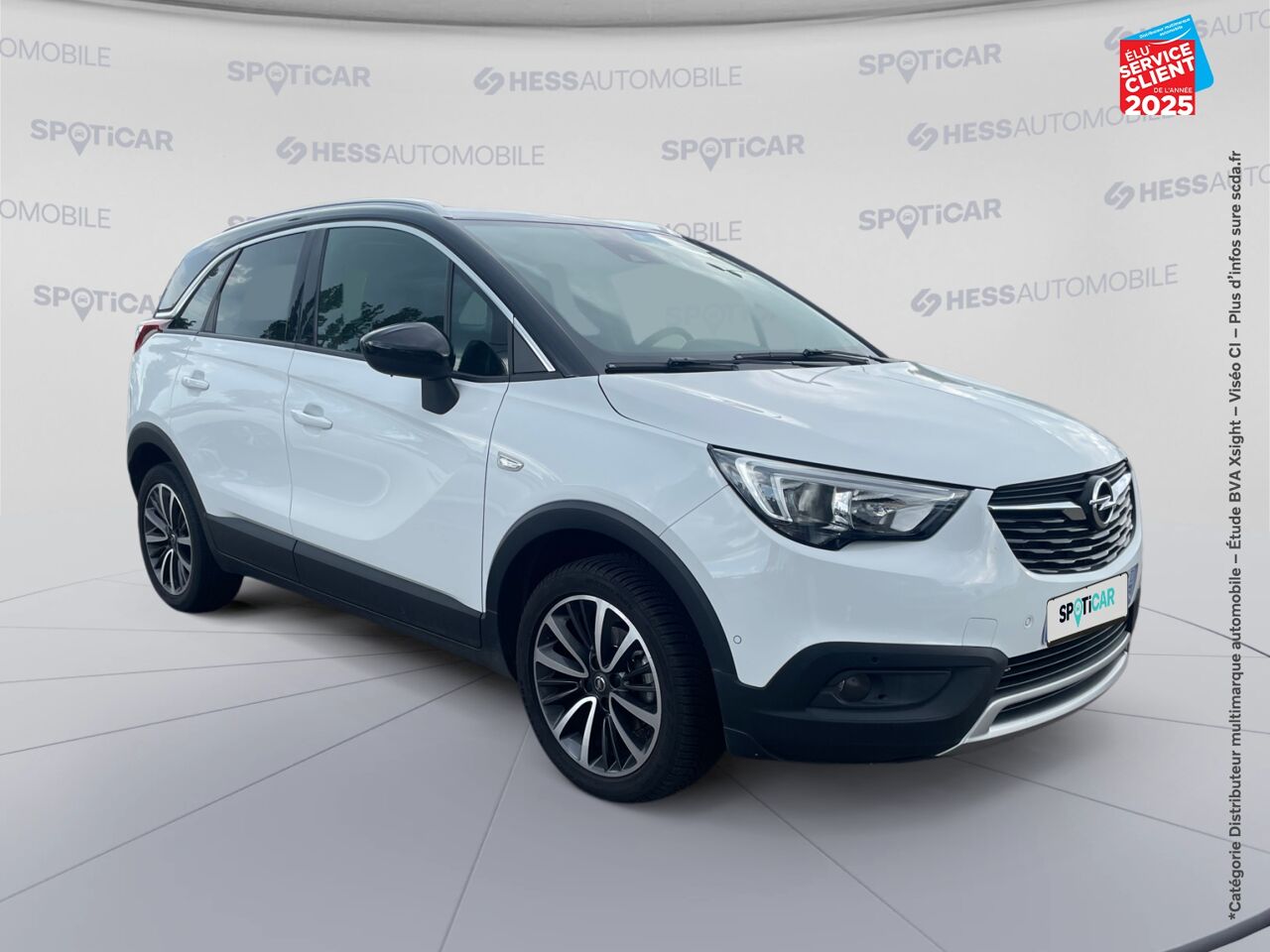 Véhicule d'occasion OPEL CROSSLAND X 1.2 TURBO 110CH DESIGN EDITION EURO 6D-T GPS CAMERA CARPLAY chez Renault Colmar
