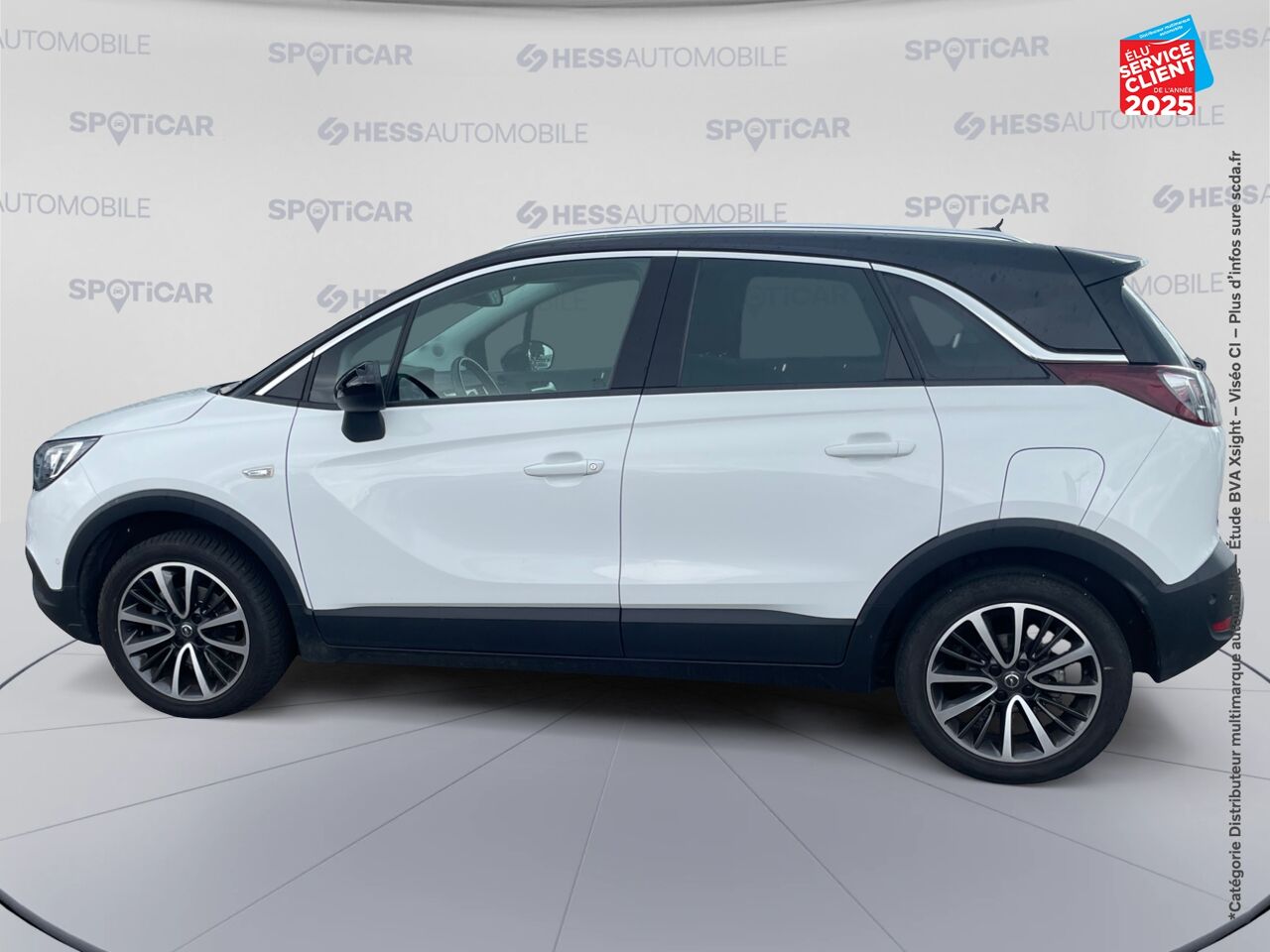 Véhicule d'occasion OPEL CROSSLAND X 1.2 TURBO 110CH DESIGN EDITION EURO 6D-T GPS CAMERA CARPLAY chez Renault Colmar