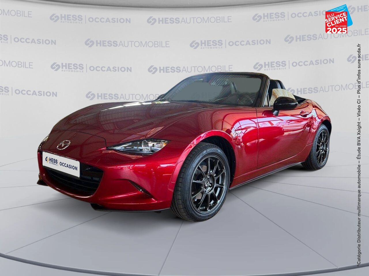Véhicule d'occasion MAZDA MX-5 1.5 SKYACTIV-G 132CH HOMURA SANS BSM 2023 SIEGES CHAUF GPS CAMERA chez Toyota Sarreguemines