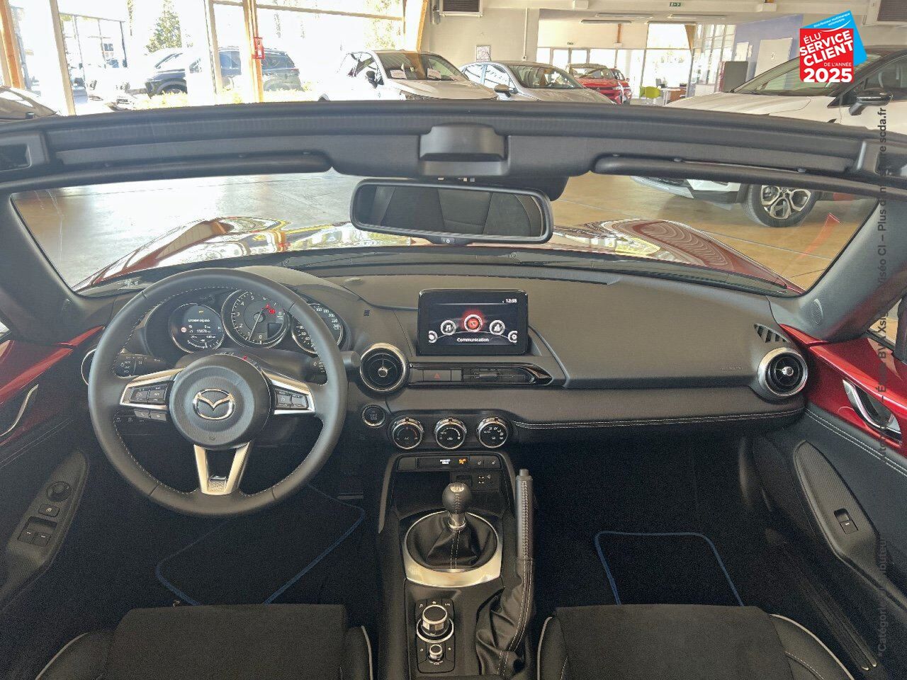 Véhicule d'occasion MAZDA MX-5 1.5 SKYACTIV-G 132CH HOMURA SANS BSM 2023 SIEGES CHAUF GPS CAMERA chez Toyota Sarreguemines