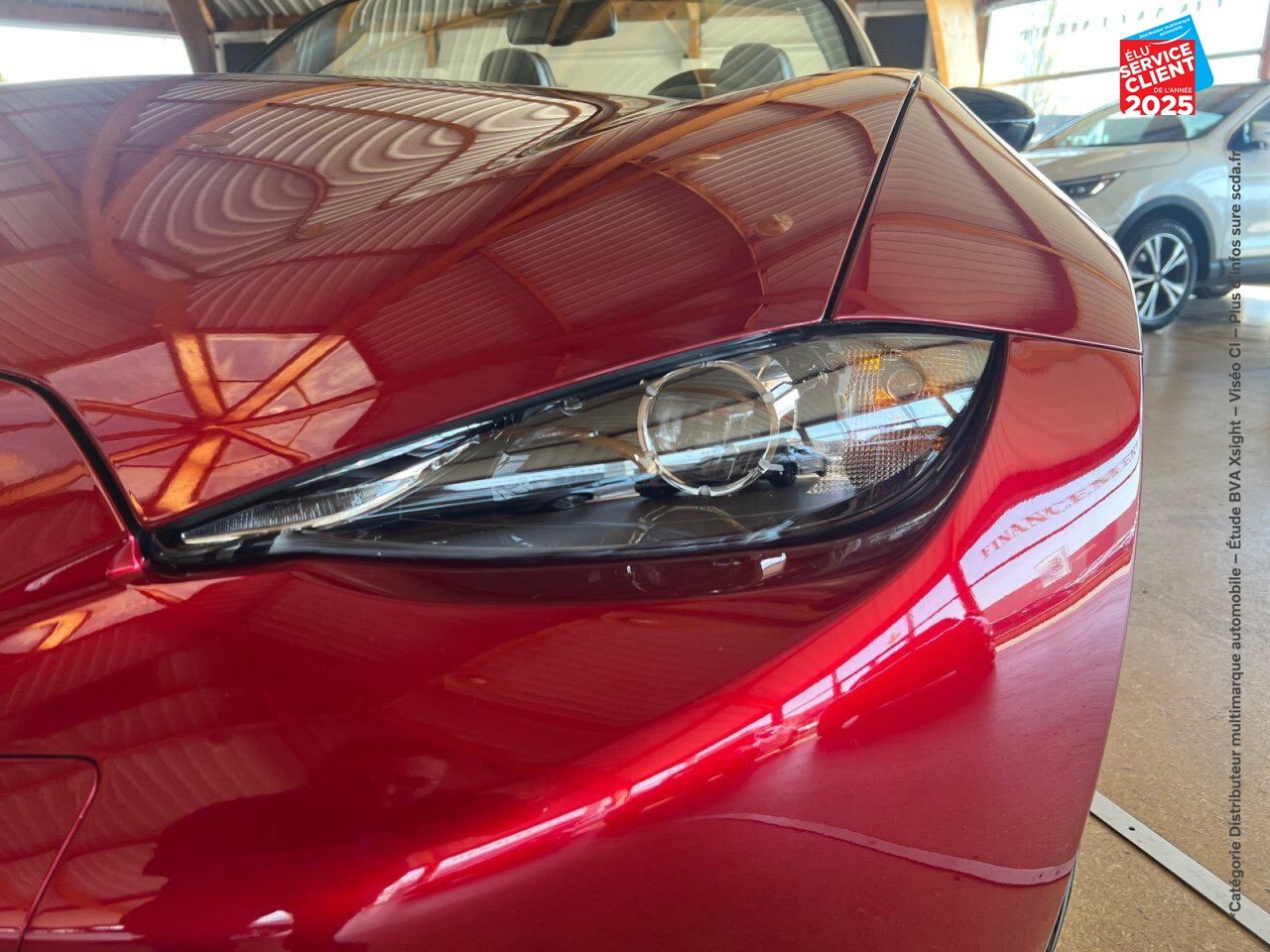 Véhicule d'occasion MAZDA MX-5 1.5 SKYACTIV-G 132CH HOMURA SANS BSM 2023 SIEGES CHAUF GPS CAMERA chez Toyota Sarreguemines
