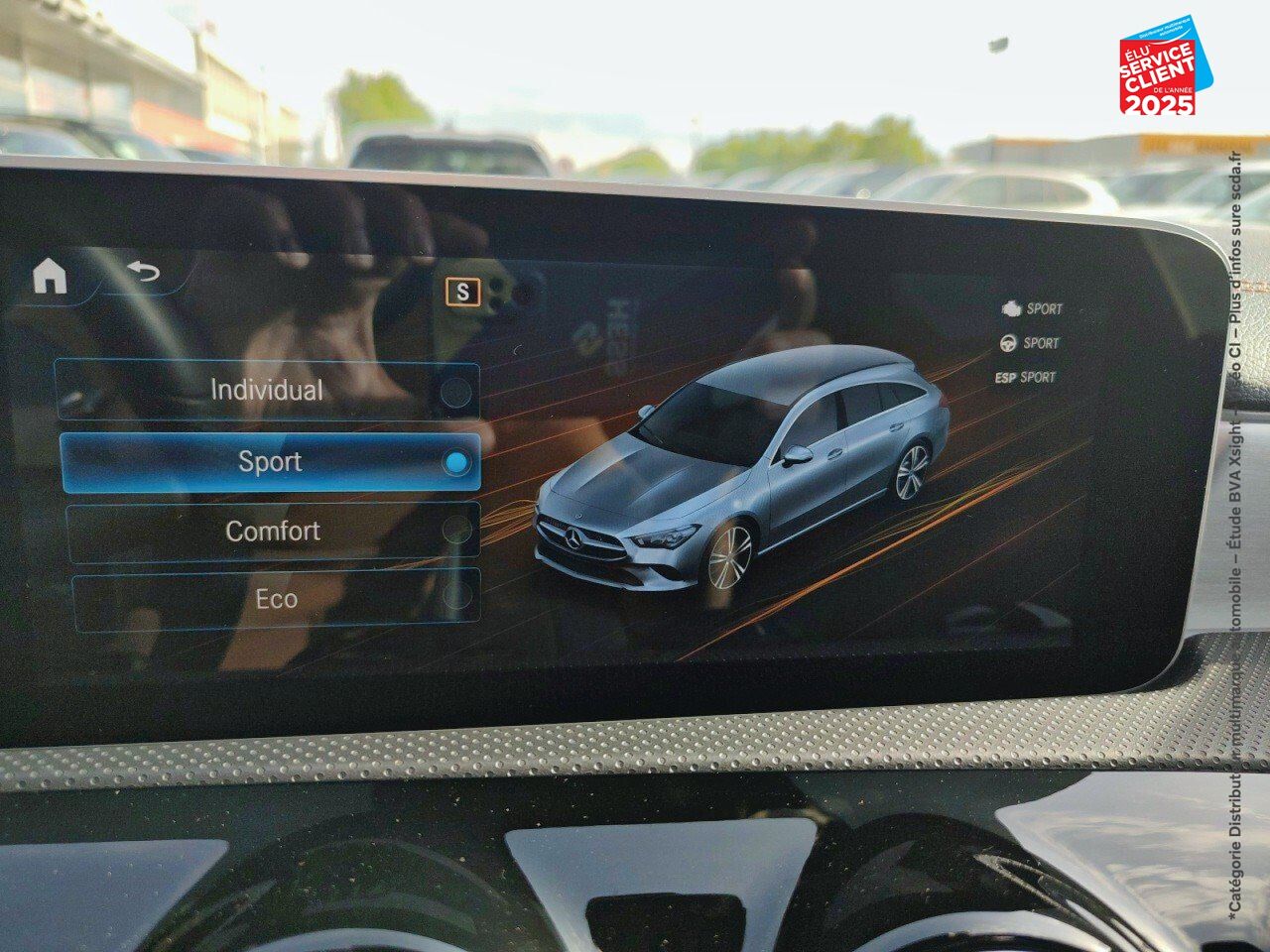 Véhicule d'occasion MERCEDES-BENZ CLA SHOOTING BRAKE 180 D 116CH AMG LINE 7G-DCT chez BMW Belfort