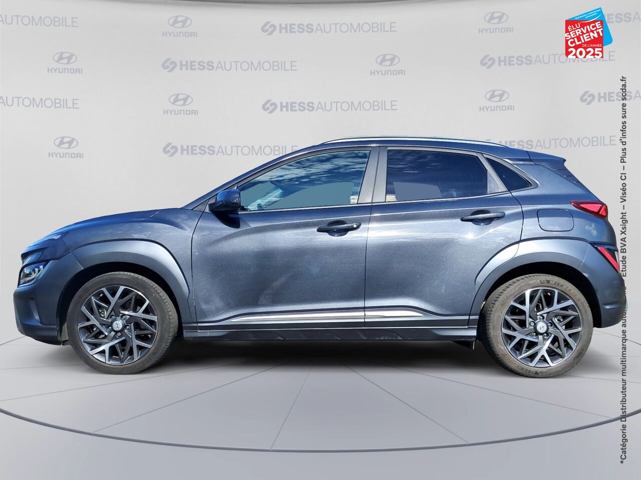 Véhicule d'occasion HYUNDAI KONA 1.6 GDI 141 CH HYBRID CREATIVE DCT-6 CAMERA HUD chez Toyota Sarreguemines