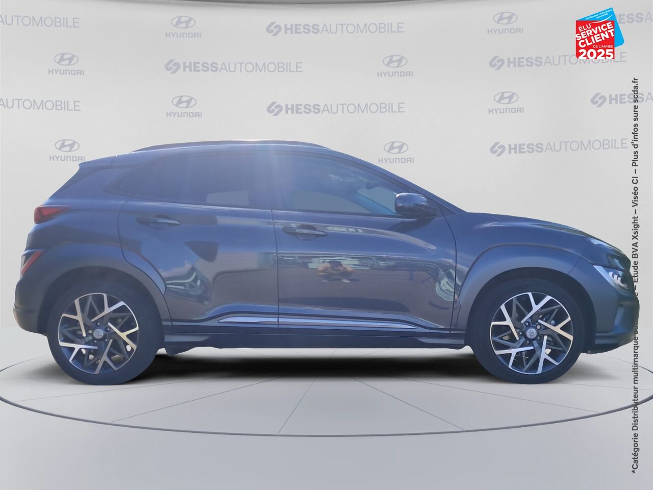 Véhicule d'occasion HYUNDAI KONA 1.6 GDI 141 CH HYBRID CREATIVE DCT-6 CAMERA HUD chez Toyota Sarreguemines