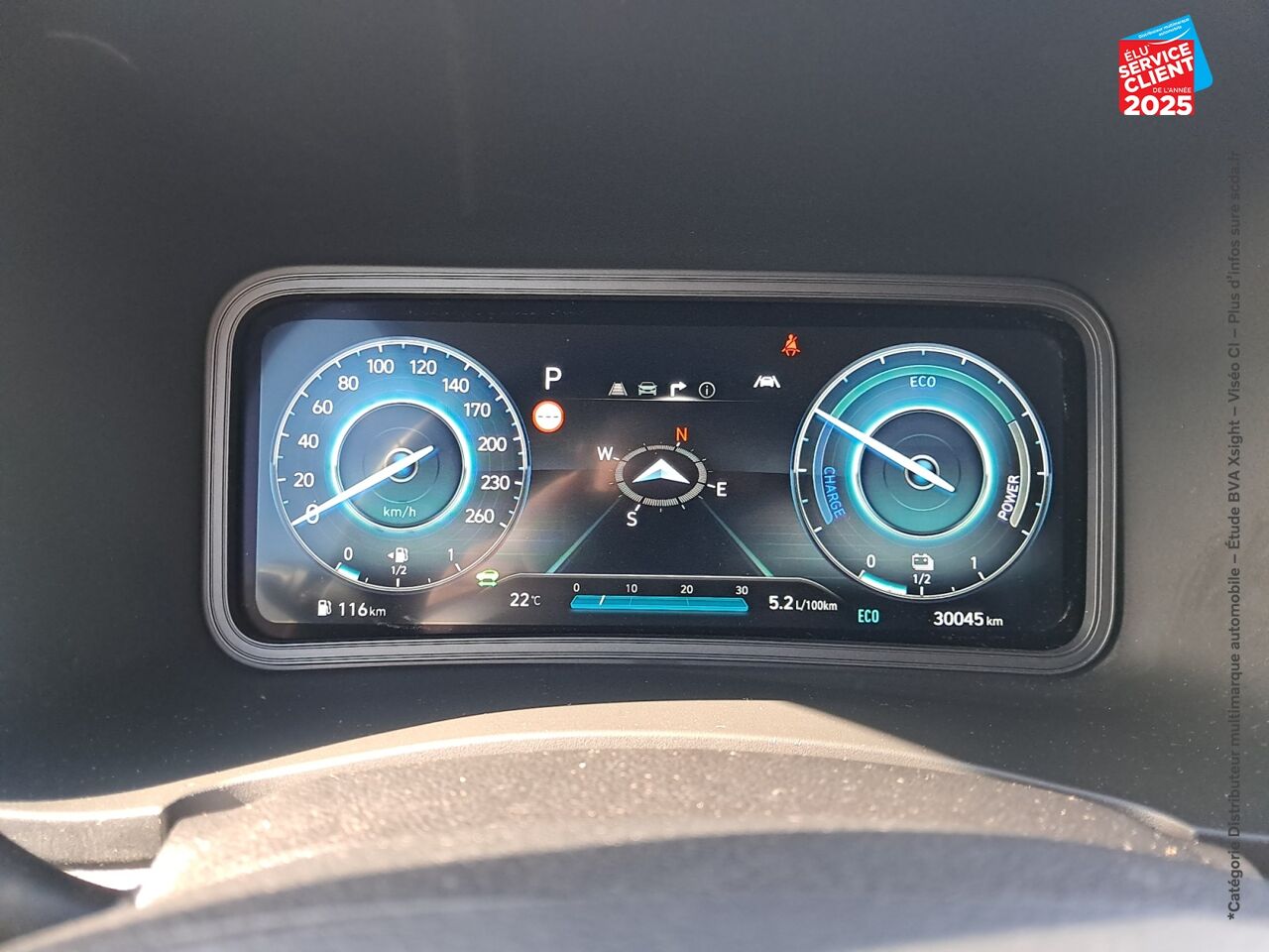 Véhicule d'occasion HYUNDAI KONA 1.6 GDI 141 CH HYBRID CREATIVE DCT-6 CAMERA HUD chez Toyota Sarreguemines