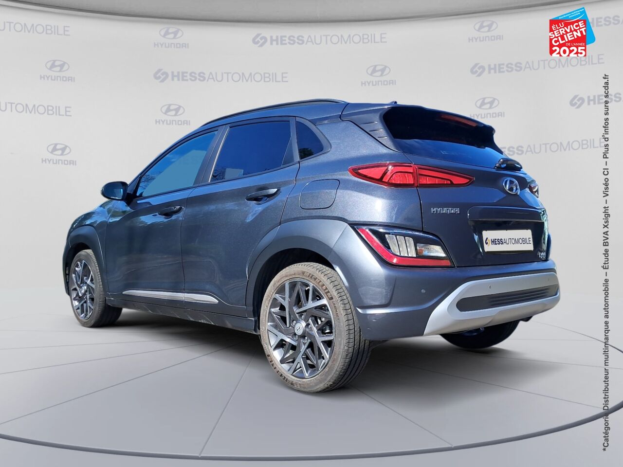 Véhicule d'occasion HYUNDAI KONA 1.6 GDI 141 CH HYBRID CREATIVE DCT-6 CAMERA HUD chez Toyota Sarreguemines
