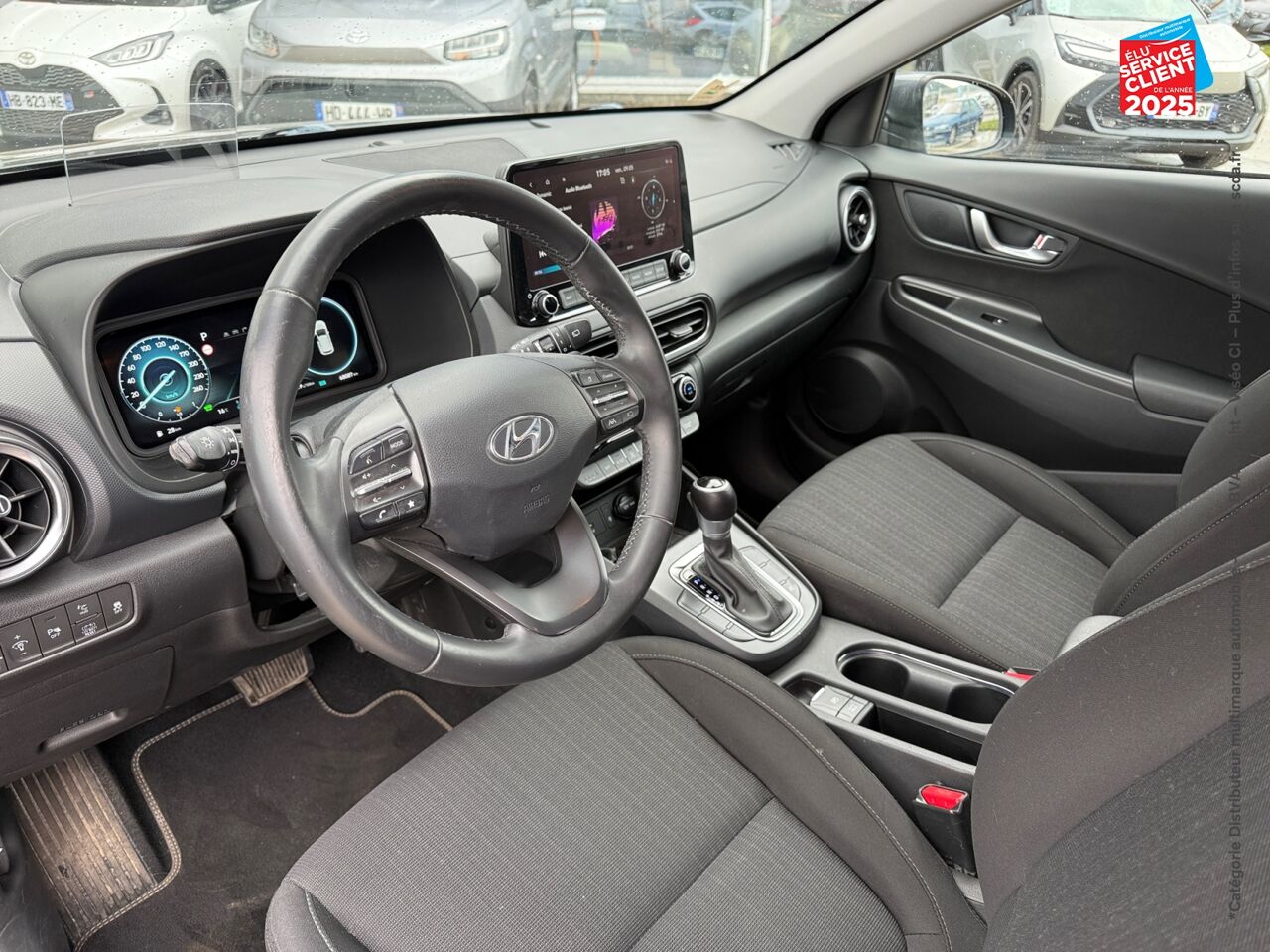 Véhicule d'occasion HYUNDAI KONA 1.6 GDI HYBRID 141CH CREATIVE DCT-6 EURO6D-T EVAP chez Hyundai Chalons