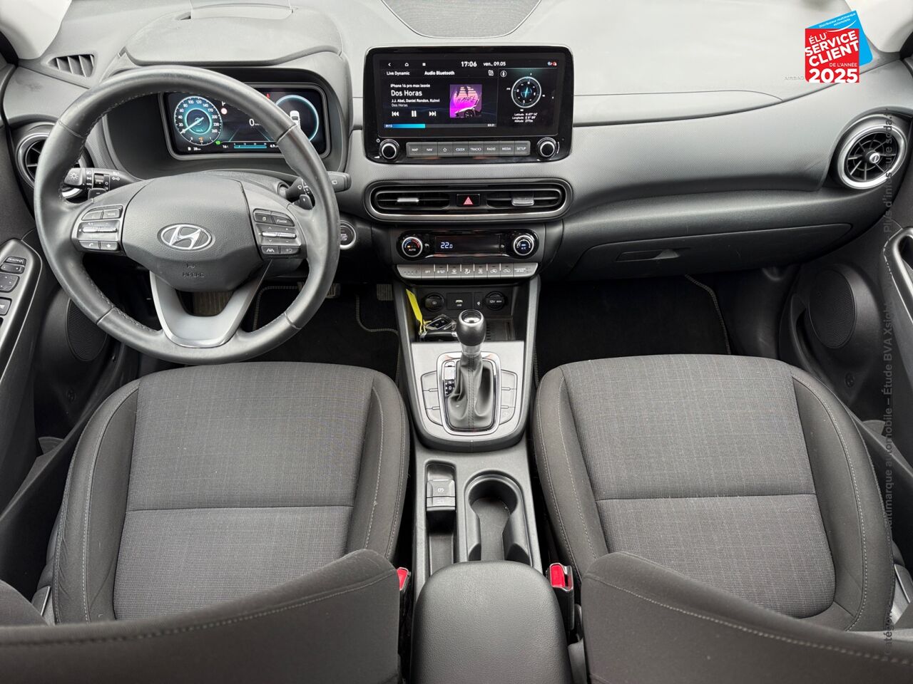 Véhicule d'occasion HYUNDAI KONA 1.6 GDI HYBRID 141CH CREATIVE DCT-6 EURO6D-T EVAP chez Hyundai Chalons