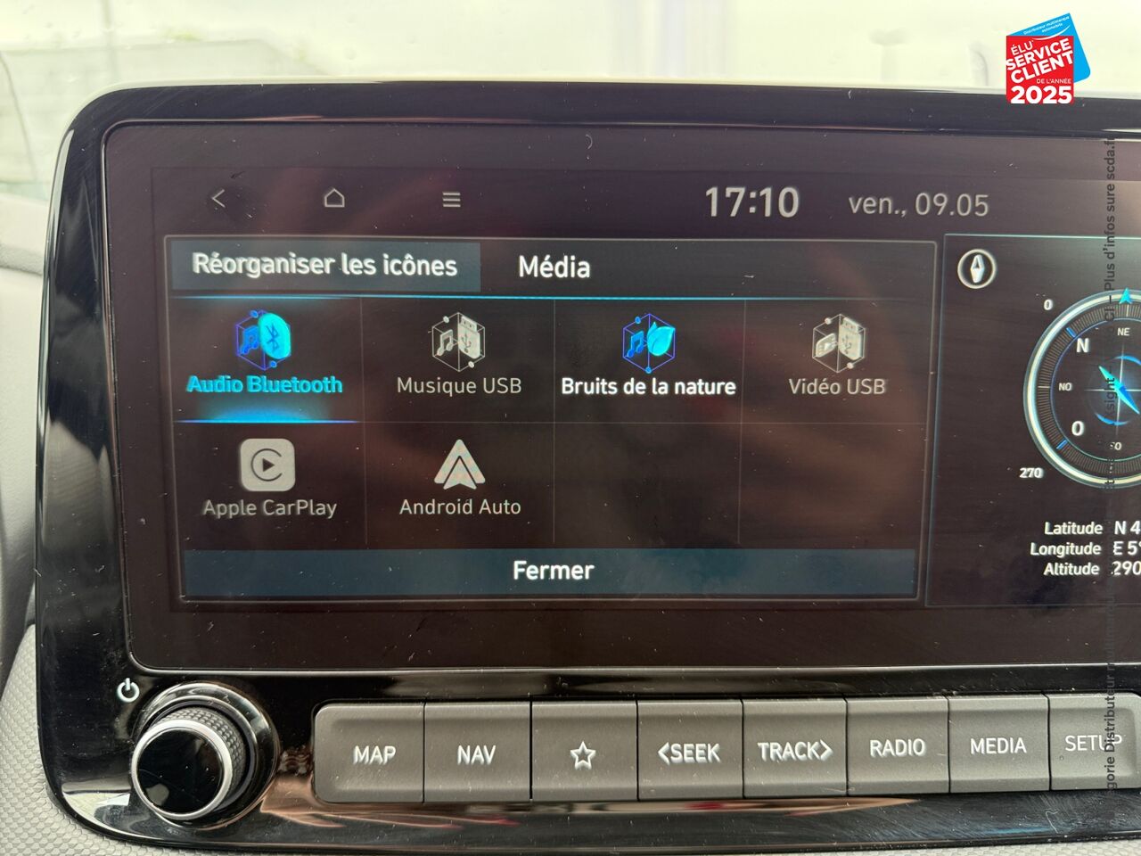 Véhicule d'occasion HYUNDAI KONA 1.6 GDI HYBRID 141CH CREATIVE DCT-6 EURO6D-T EVAP chez Hyundai Chalons