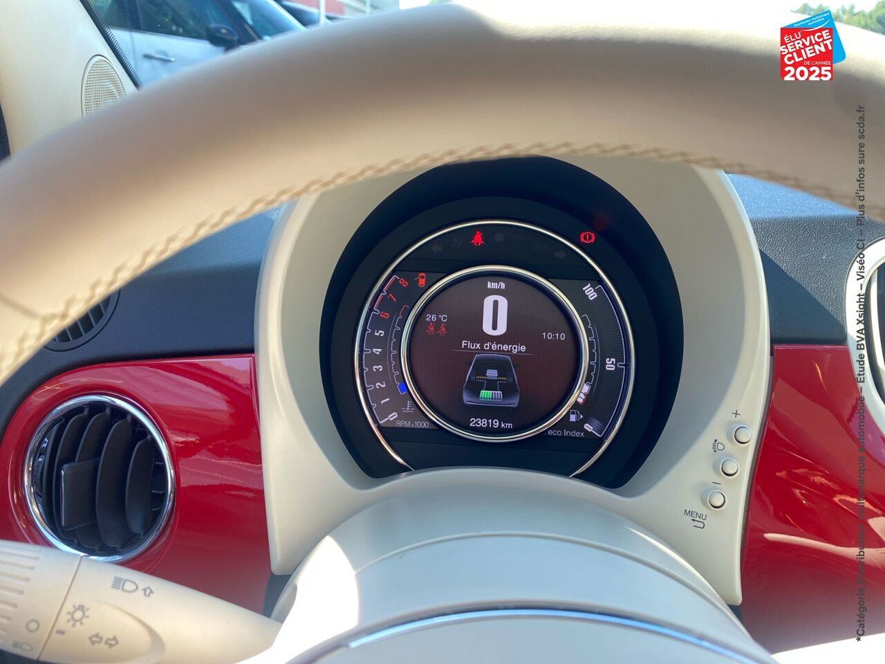 Véhicule d'occasion FIAT 500 1.0 70CH BSG SS DOLCEVITA chez BMW Dole