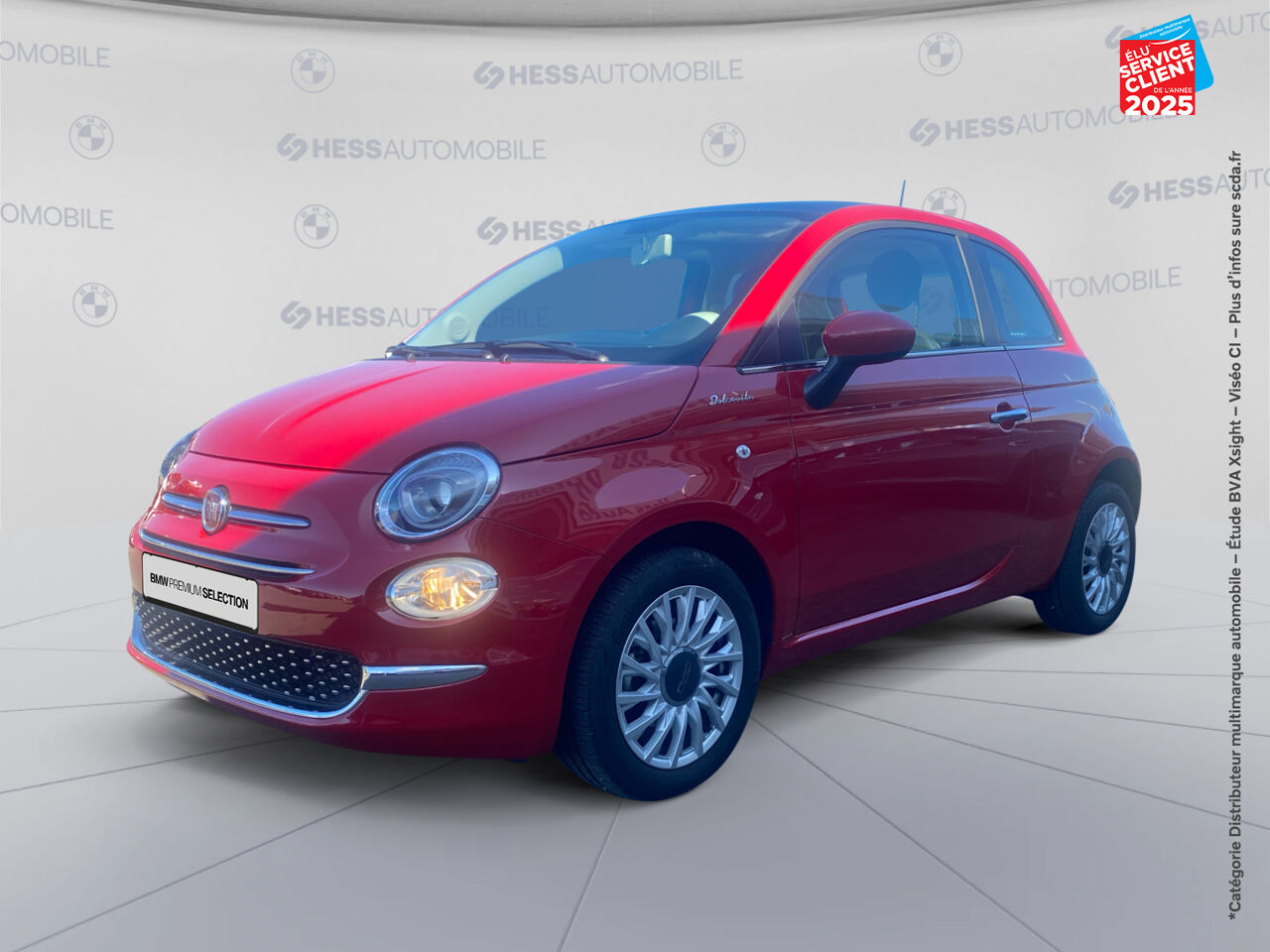 Véhicule d'occasion FIAT 500 1.0 70CH BSG SS DOLCEVITA chez BMW Dole