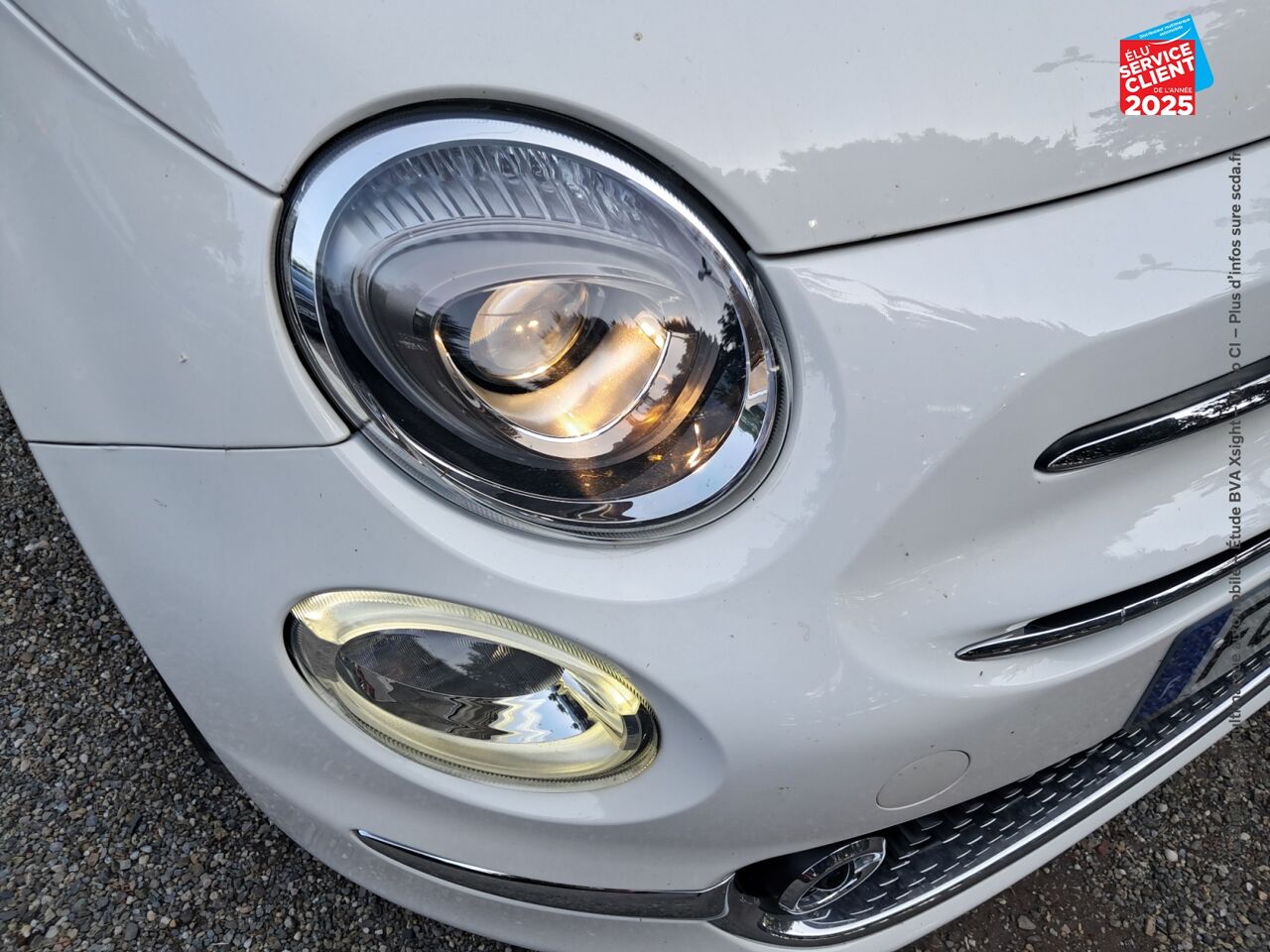 Véhicule d'occasion FIAT 500 1.2 8V 69CH LOUNGE chez Renault Sélestat