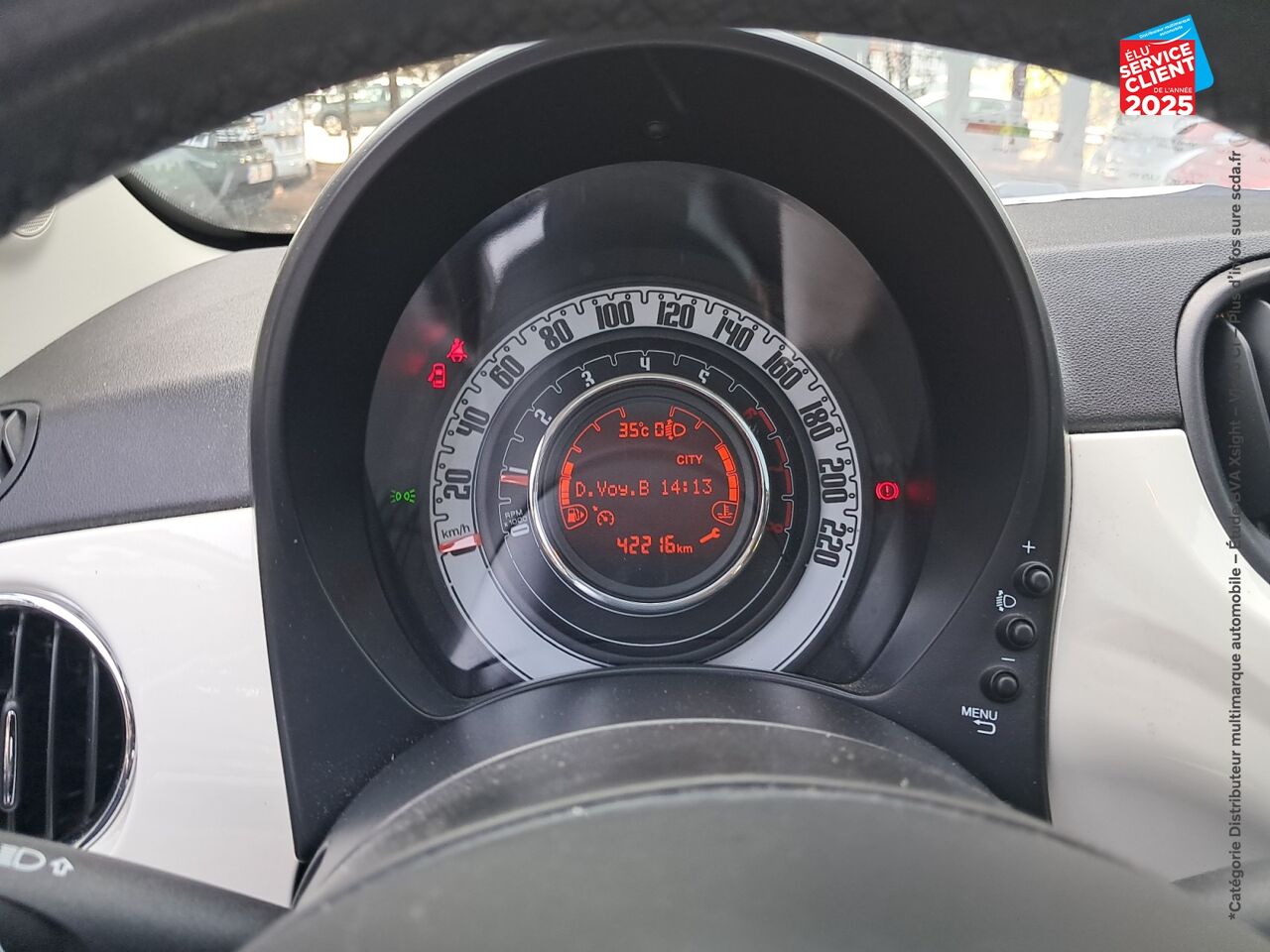Véhicule d'occasion FIAT 500 1.2 8V 69CH LOUNGE chez Renault Sélestat