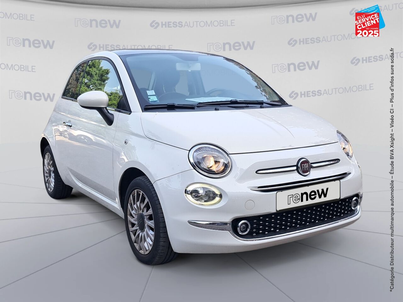 Véhicule d'occasion FIAT 500 1.2 8V 69CH LOUNGE chez Renault Sélestat