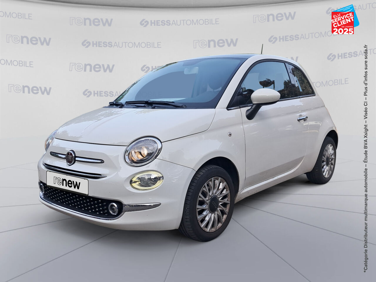 Véhicule d'occasion FIAT 500 1.2 8V 69CH LOUNGE chez Renault Sélestat