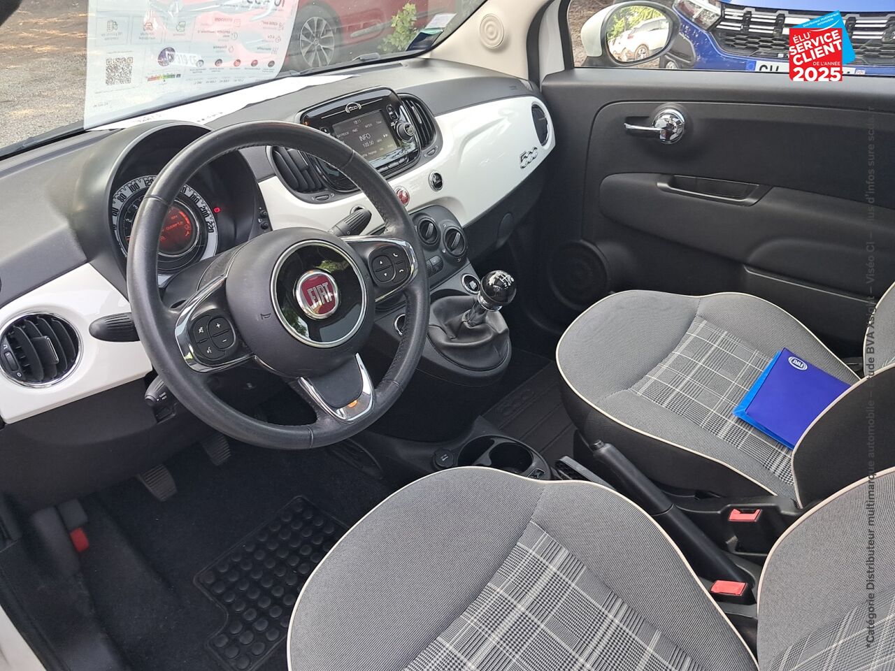 Véhicule d'occasion FIAT 500 1.2 8V 69CH LOUNGE chez Renault Sélestat