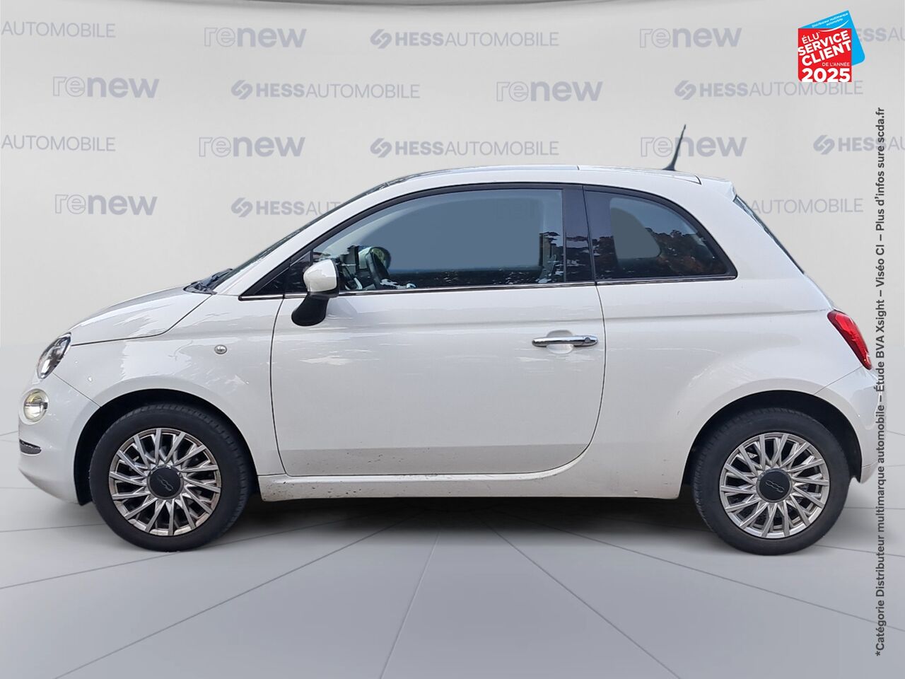 Véhicule d'occasion FIAT 500 1.2 8V 69CH LOUNGE chez Renault Sélestat