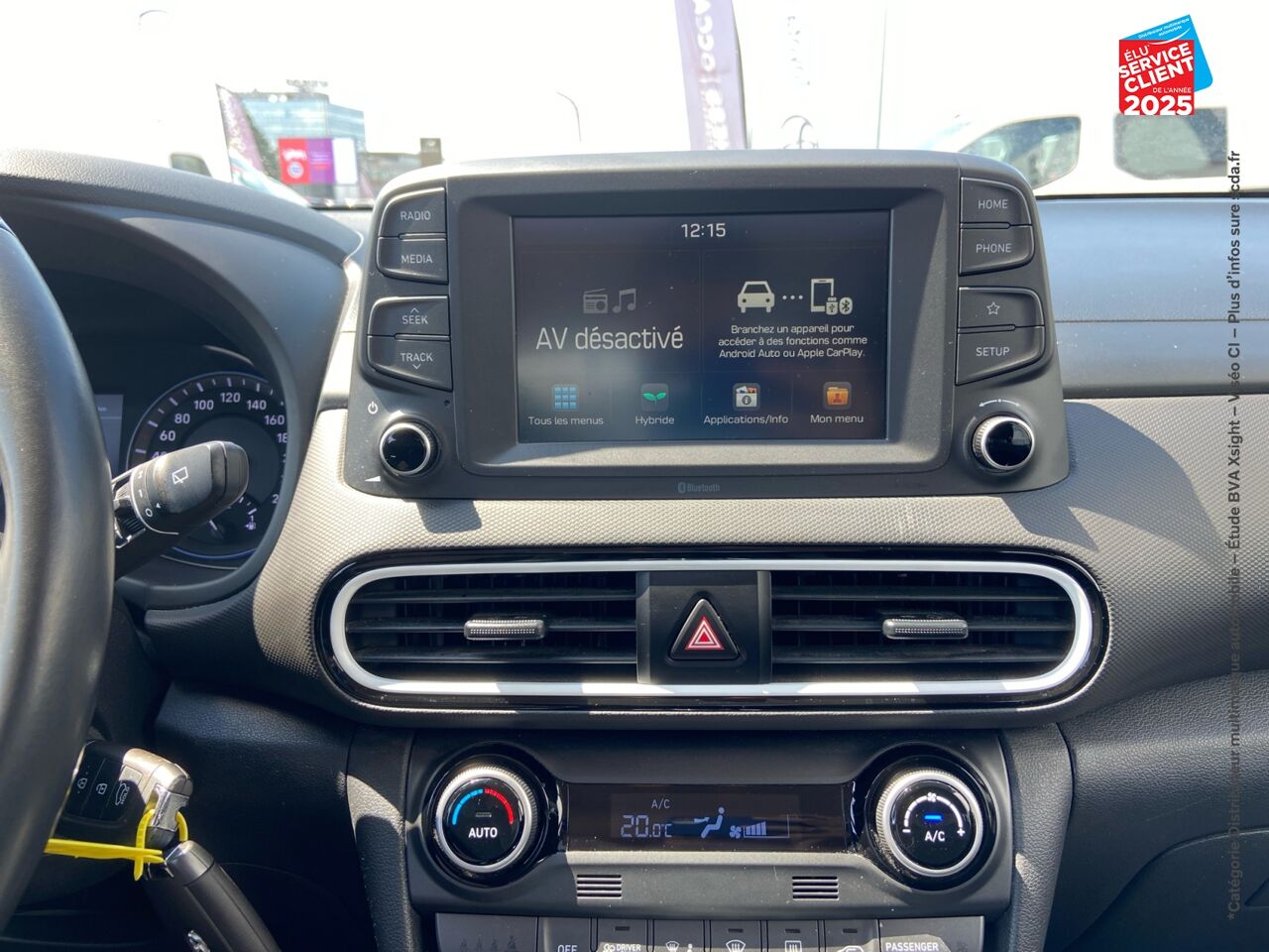Véhicule d'occasion HYUNDAI KONA 1.6 GDI 141CH HYBRID INTUITIVE DCT-6 CAMERA chez Hyundai Epernay