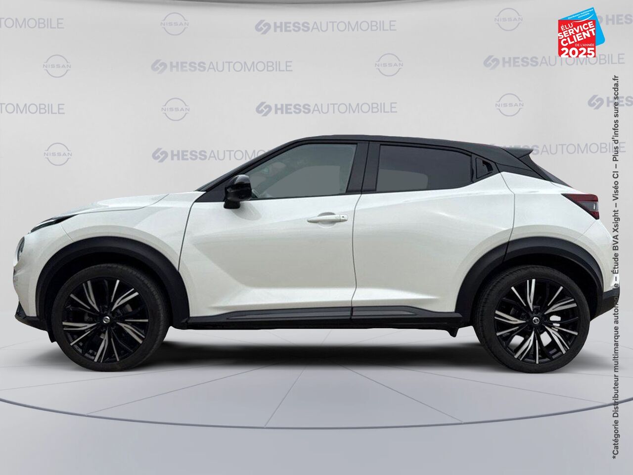 Véhicule d'occasion NISSAN JUKE 1.0 DIG-T 114CH N-DESIGN DCT 2021 SIEGES CHAUF GPS CAM360 BOSE chez Toyota Thionville
