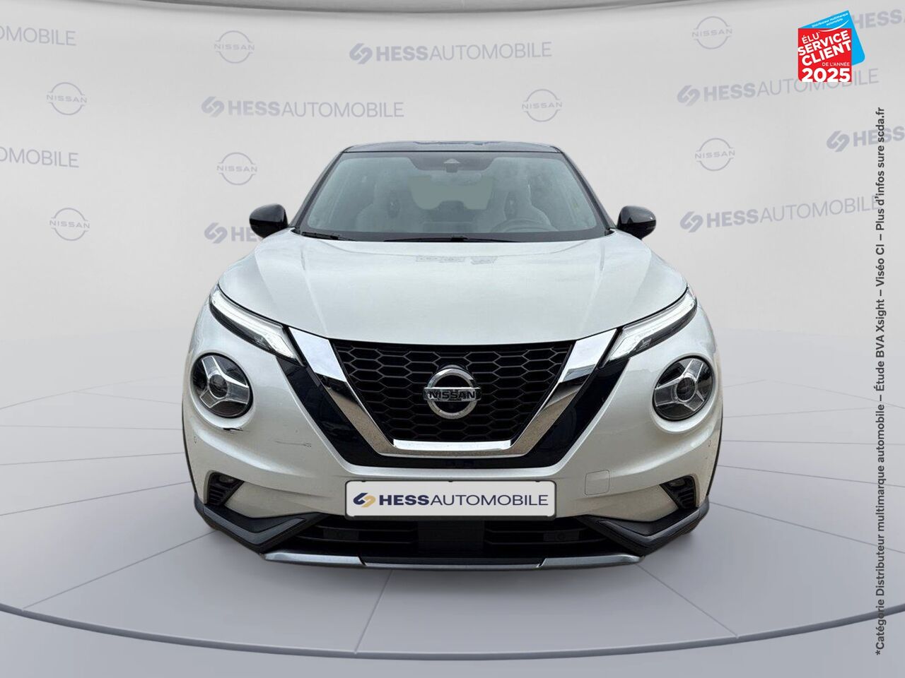 Véhicule d'occasion NISSAN JUKE 1.0 DIG-T 114CH N-DESIGN DCT 2021 SIEGES CHAUF GPS CAM360 BOSE chez Toyota Thionville