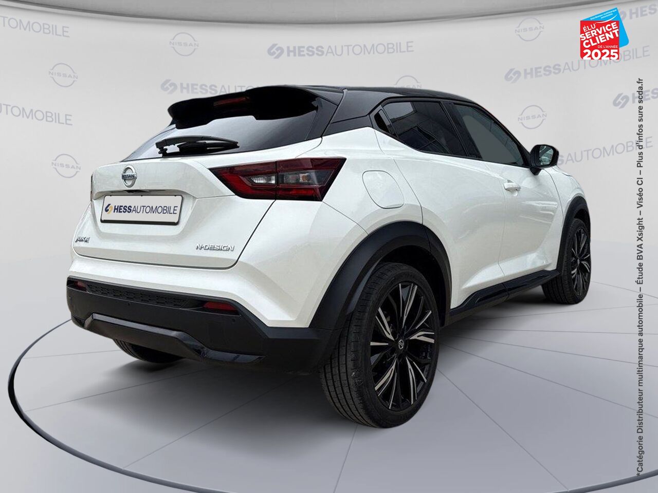 Véhicule d'occasion NISSAN JUKE 1.0 DIG-T 114CH N-DESIGN DCT 2021 SIEGES CHAUF GPS CAM360 BOSE chez Toyota Thionville