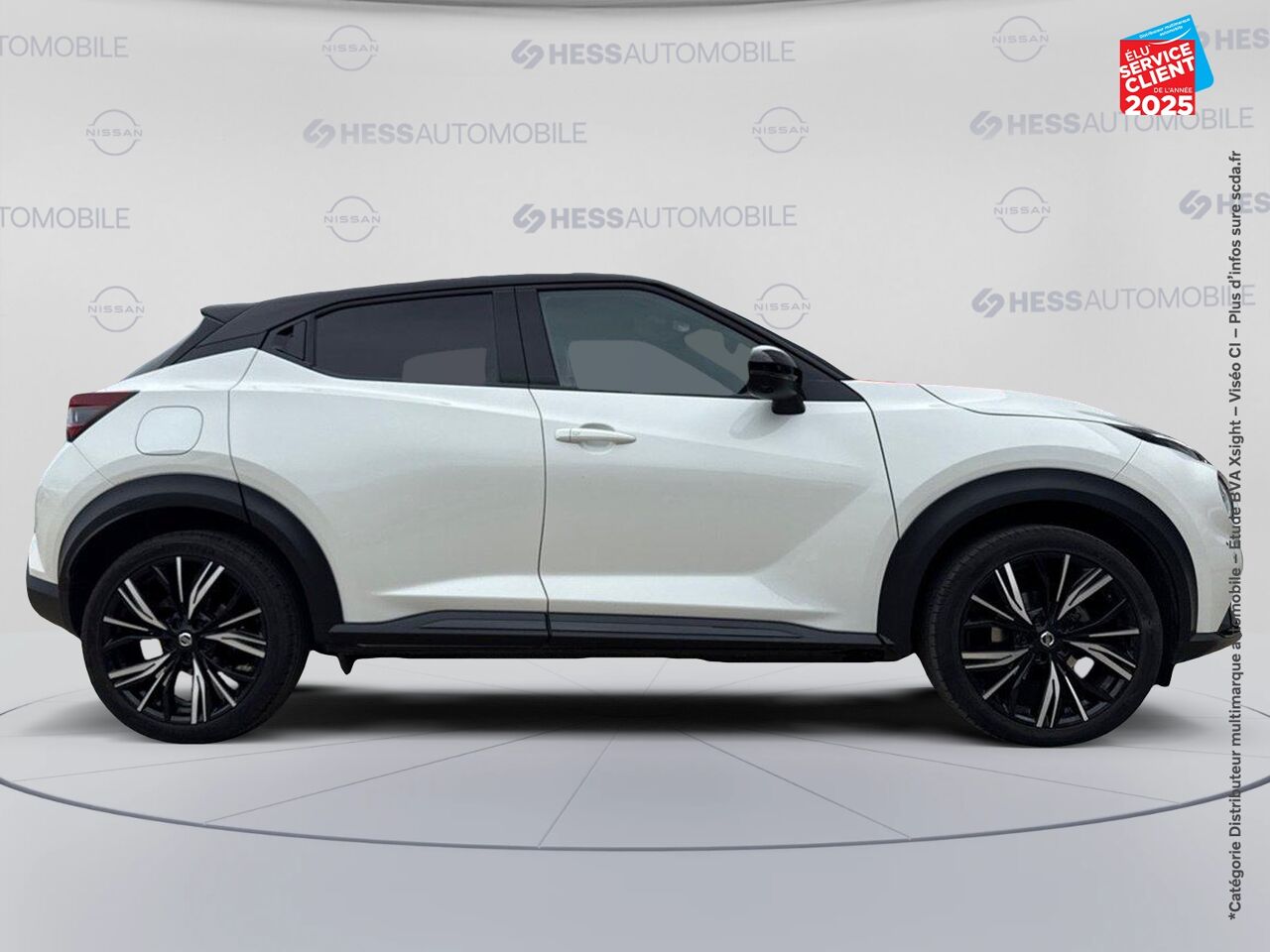 Véhicule d'occasion NISSAN JUKE 1.0 DIG-T 114CH N-DESIGN DCT 2021 SIEGES CHAUF GPS CAM360 BOSE chez Toyota Thionville