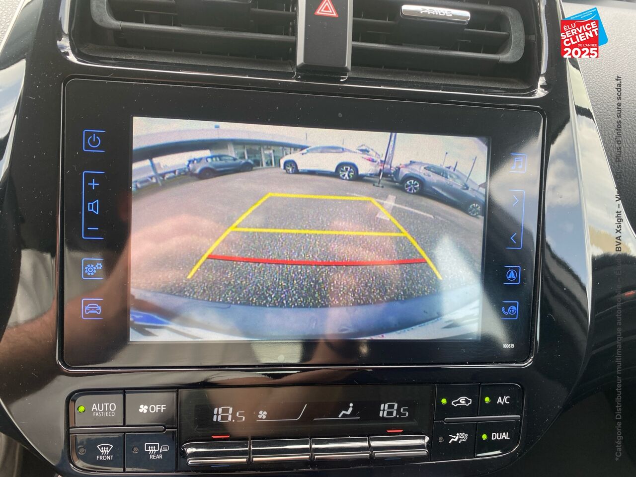 Véhicule d'occasion TOYOTA PRIUS RECHARGEABLE 122H SOLAR RC18 SIEGE CHAUF CAMERA GPS chez Renault Sélestat