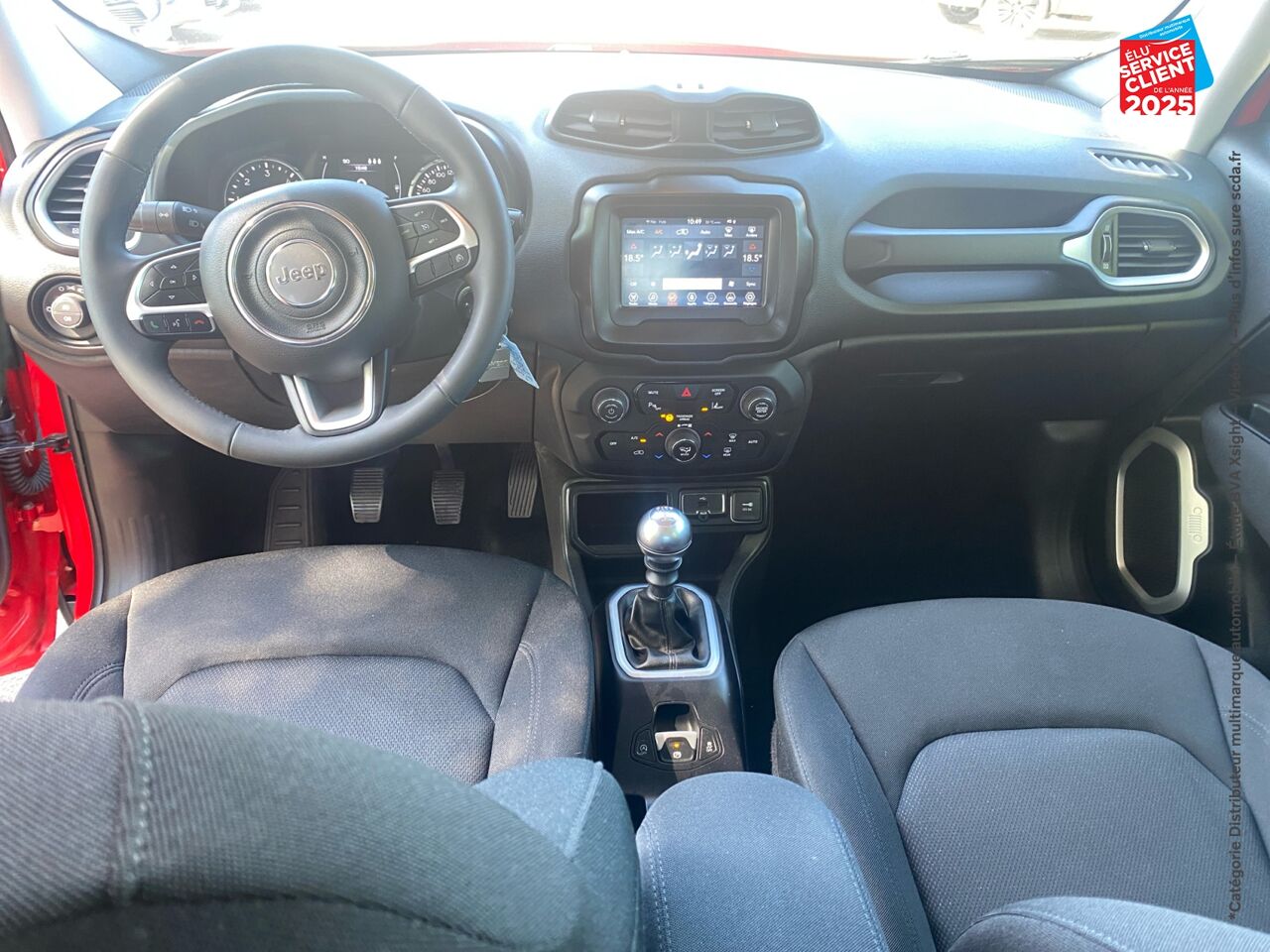 Véhicule d'occasion JEEP RENEGADE 1.6 MULTIJET 130CH LONGITUDE MY21 chez Renault Sélestat