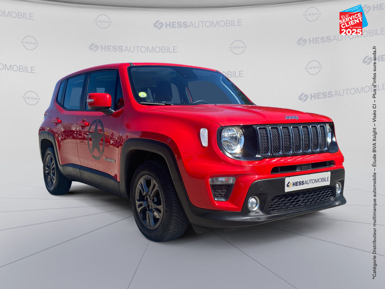 Véhicule d'occasion JEEP RENEGADE 1.6 MULTIJET 130CH LONGITUDE MY21 chez Renault Sélestat