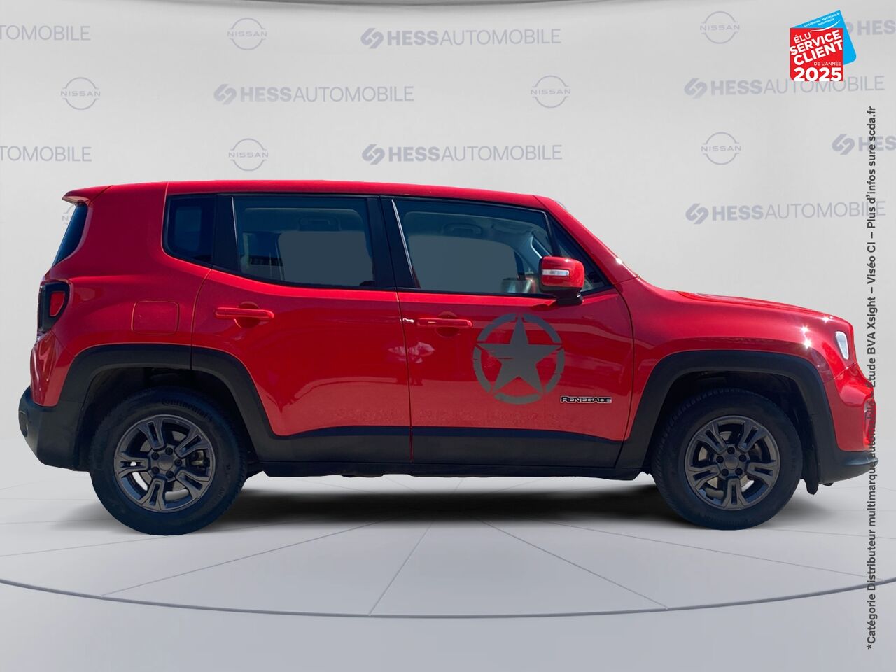 Véhicule d'occasion JEEP RENEGADE 1.6 MULTIJET 130CH LONGITUDE MY21 chez Renault Sélestat