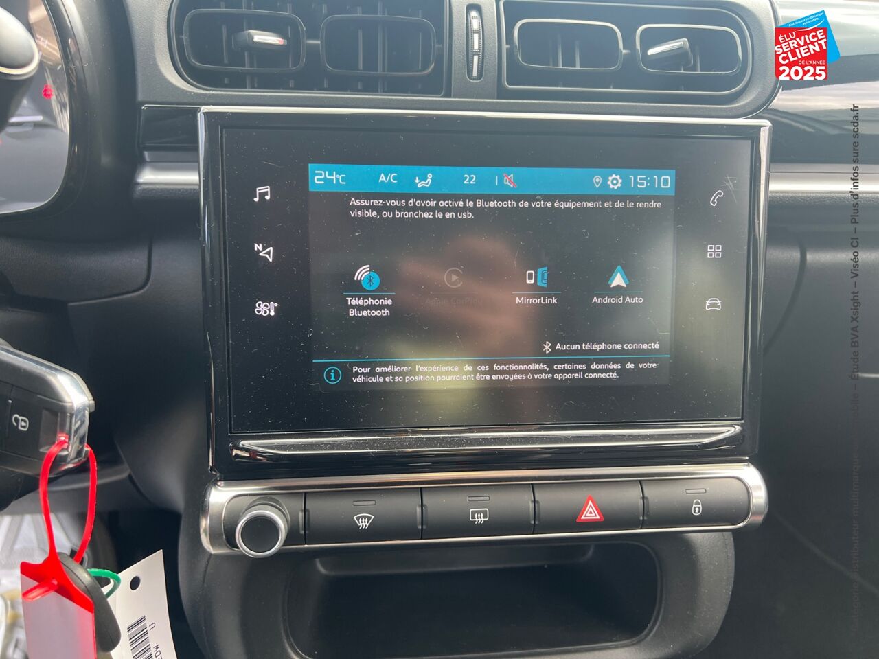 Véhicule d'occasion CITROEN C3 PURETECH 82CH GRAPHIC S/S E6.D-TEMP CARPLAY chez Renault Saint-Louis