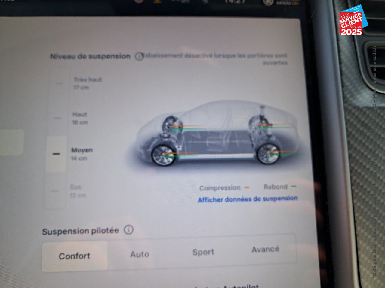 Véhicule d'occasion TESLA MODEL S P100DL PERFORMANCE LUDICROUS DUAL MOTOR chez Renault Saint-Louis