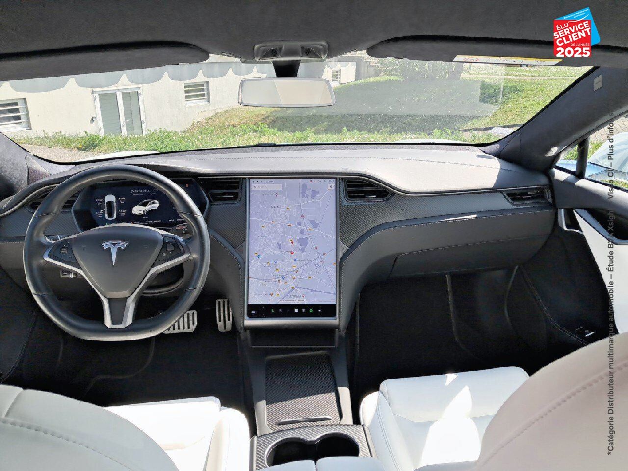 Véhicule d'occasion TESLA MODEL S P100DL PERFORMANCE LUDICROUS DUAL MOTOR chez Renault Saint-Louis