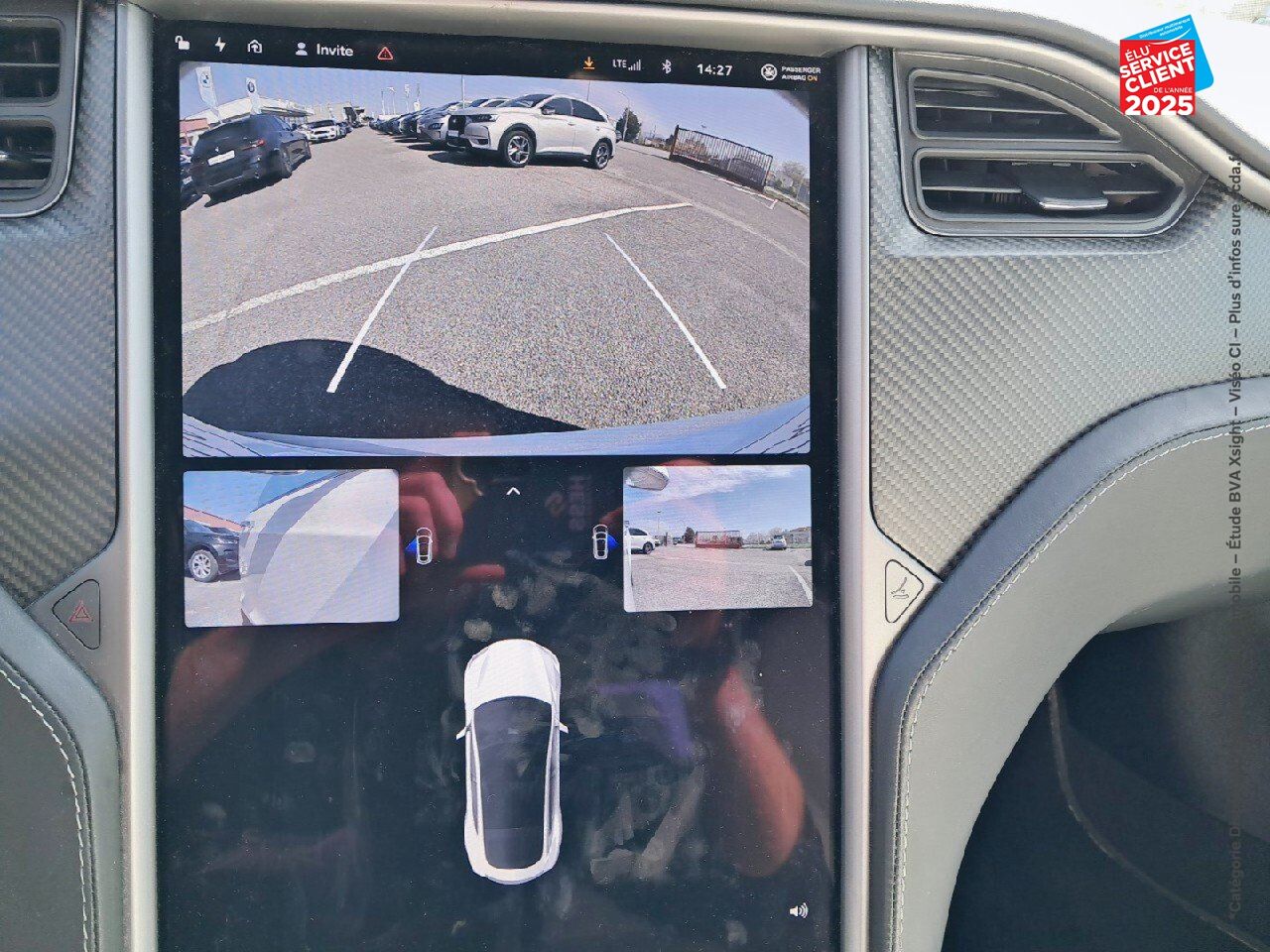 Véhicule d'occasion TESLA MODEL S P100DL PERFORMANCE LUDICROUS DUAL MOTOR chez Renault Saint-Louis