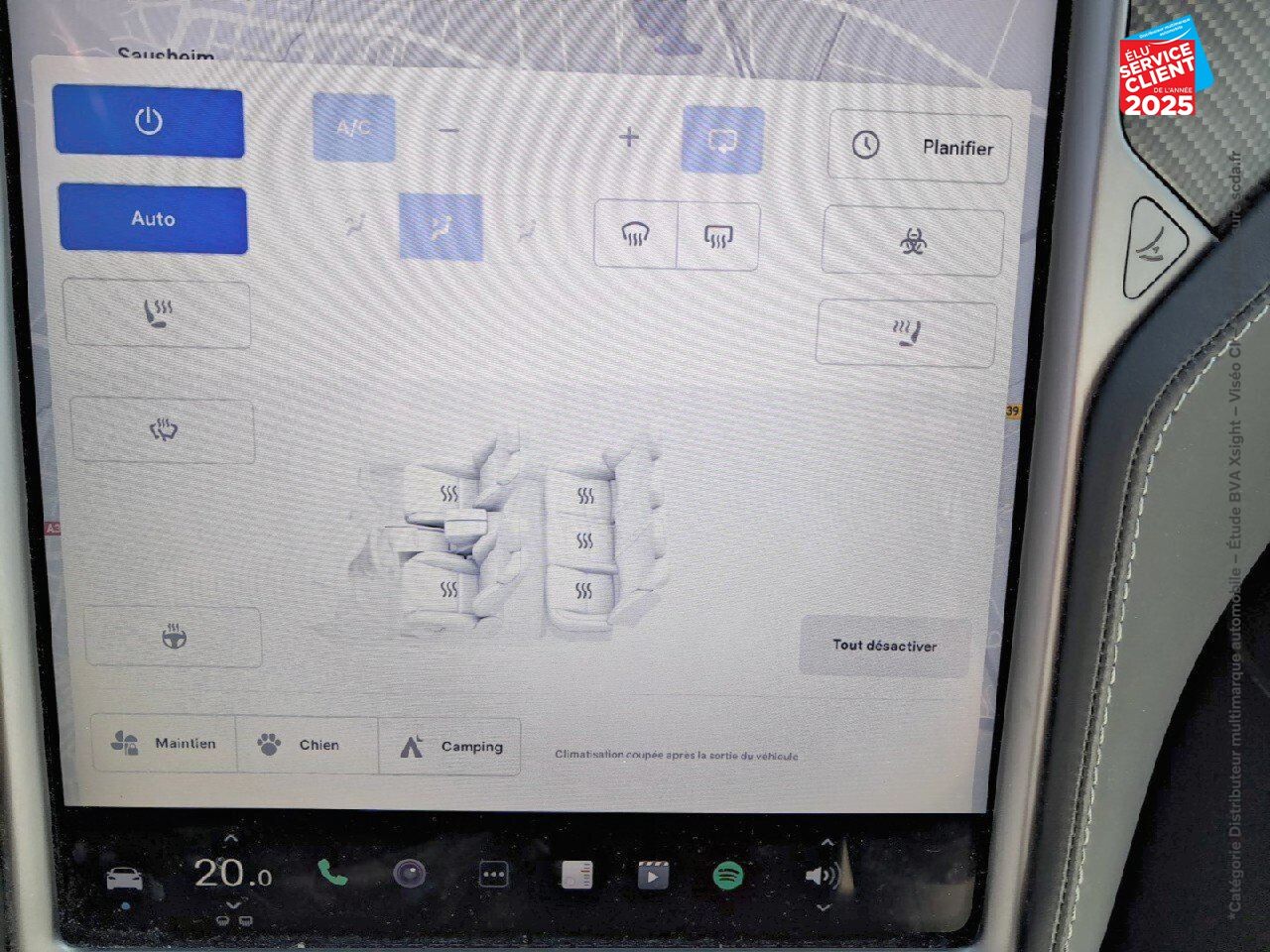 Véhicule d'occasion TESLA MODEL S P100DL PERFORMANCE LUDICROUS DUAL MOTOR chez Renault Saint-Louis