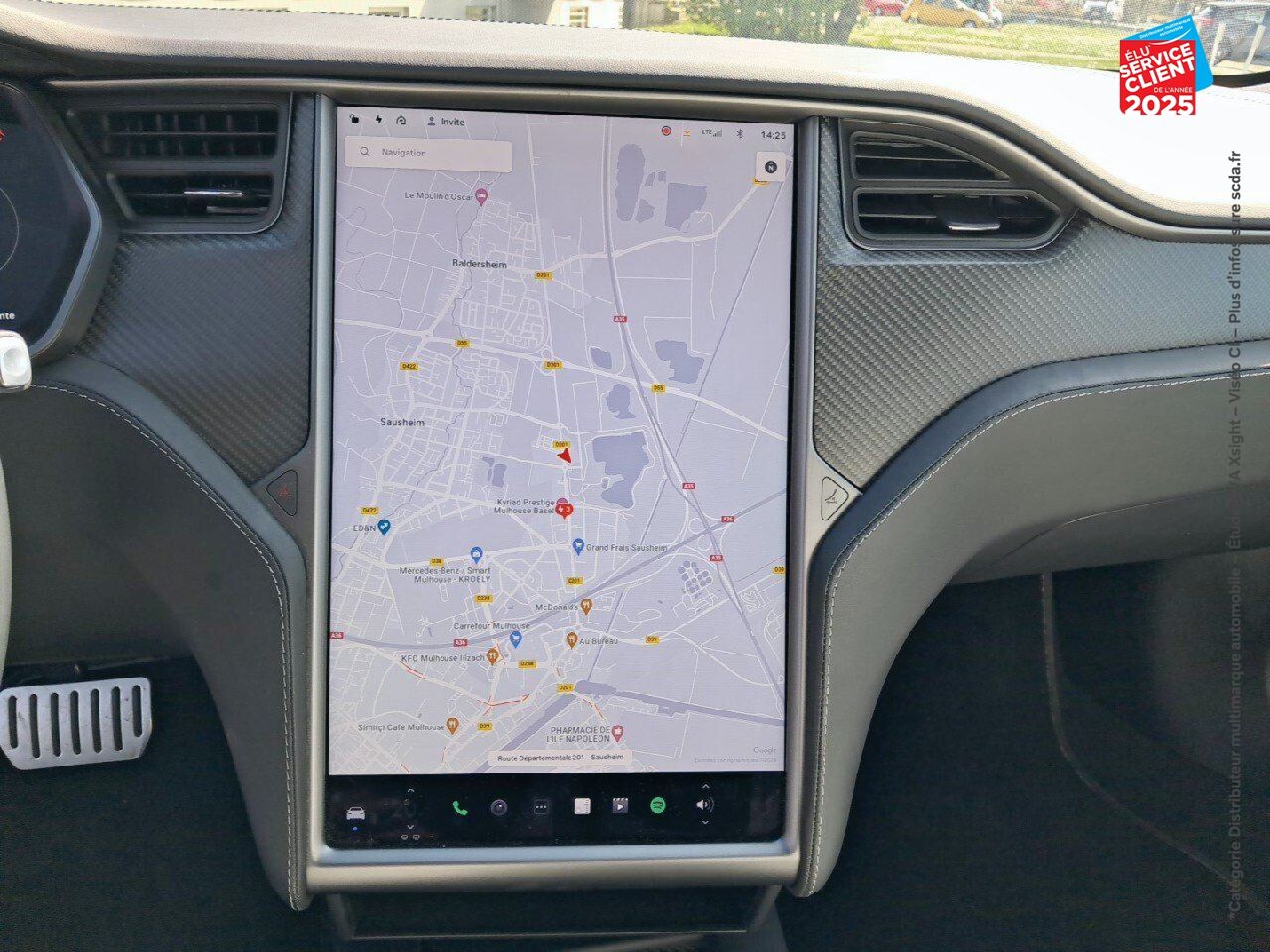 Véhicule d'occasion TESLA MODEL S P100DL PERFORMANCE LUDICROUS DUAL MOTOR chez Renault Saint-Louis