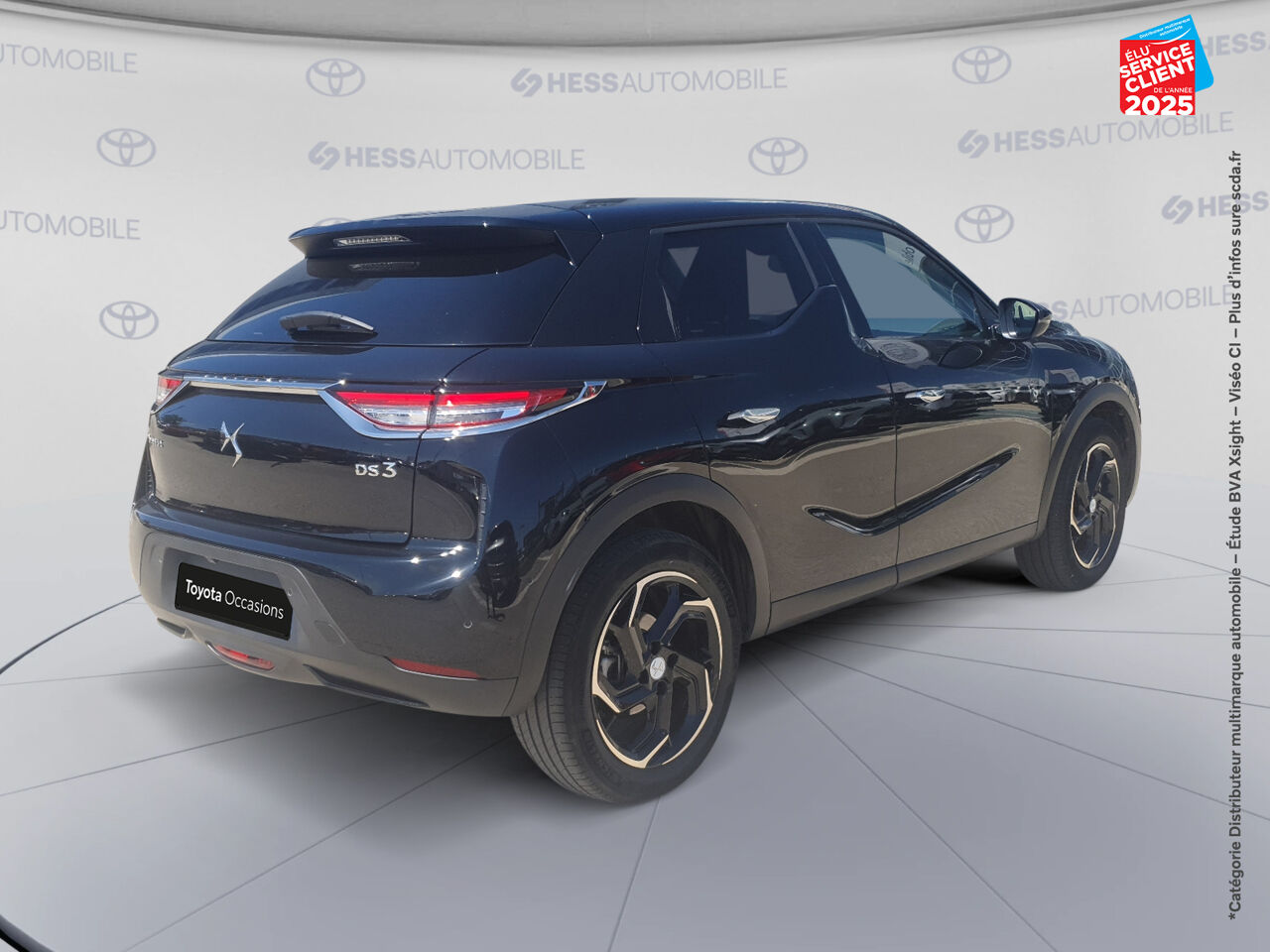 Véhicule d'occasion DS DS 3 CROSSBACK E-TENSE PERFORMANCE LINE SIEGE CHAUF GPS CAMERA chez Toyota Thionville