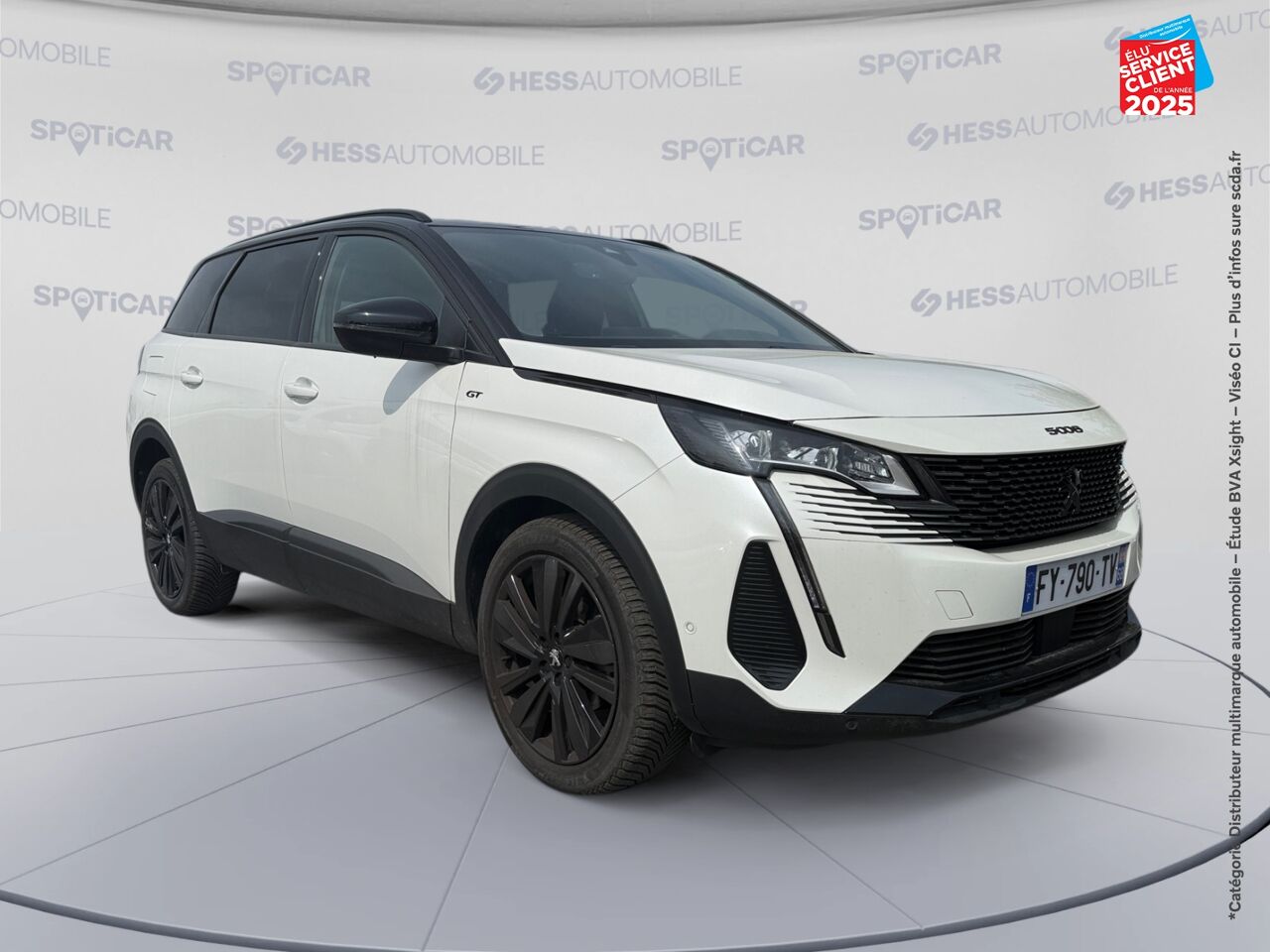 Véhicule d'occasion PEUGEOT 5008 1.2 PURETECH 130CH SS GT chez Hyundai Chalons