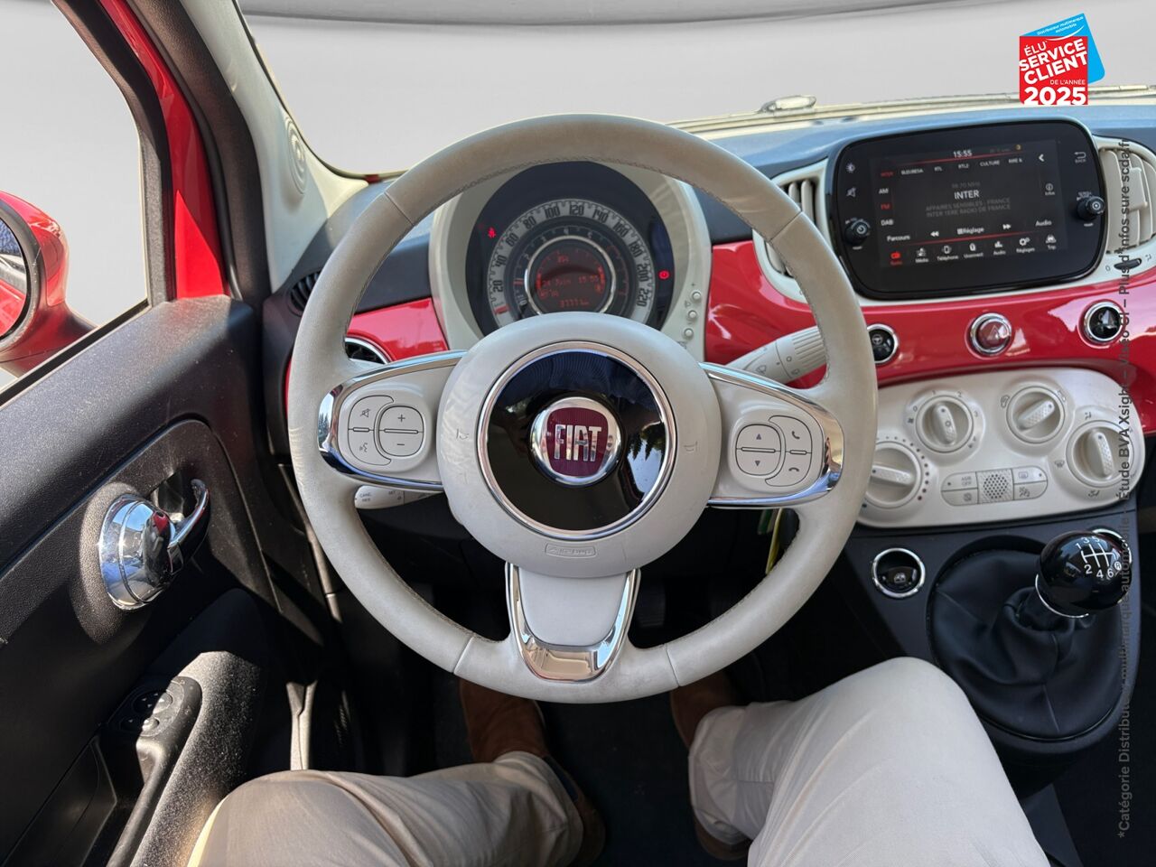 Véhicule d'occasion FIAT 500 1.0 70CH BSG SS LOUNGE chez Toyota Verdun