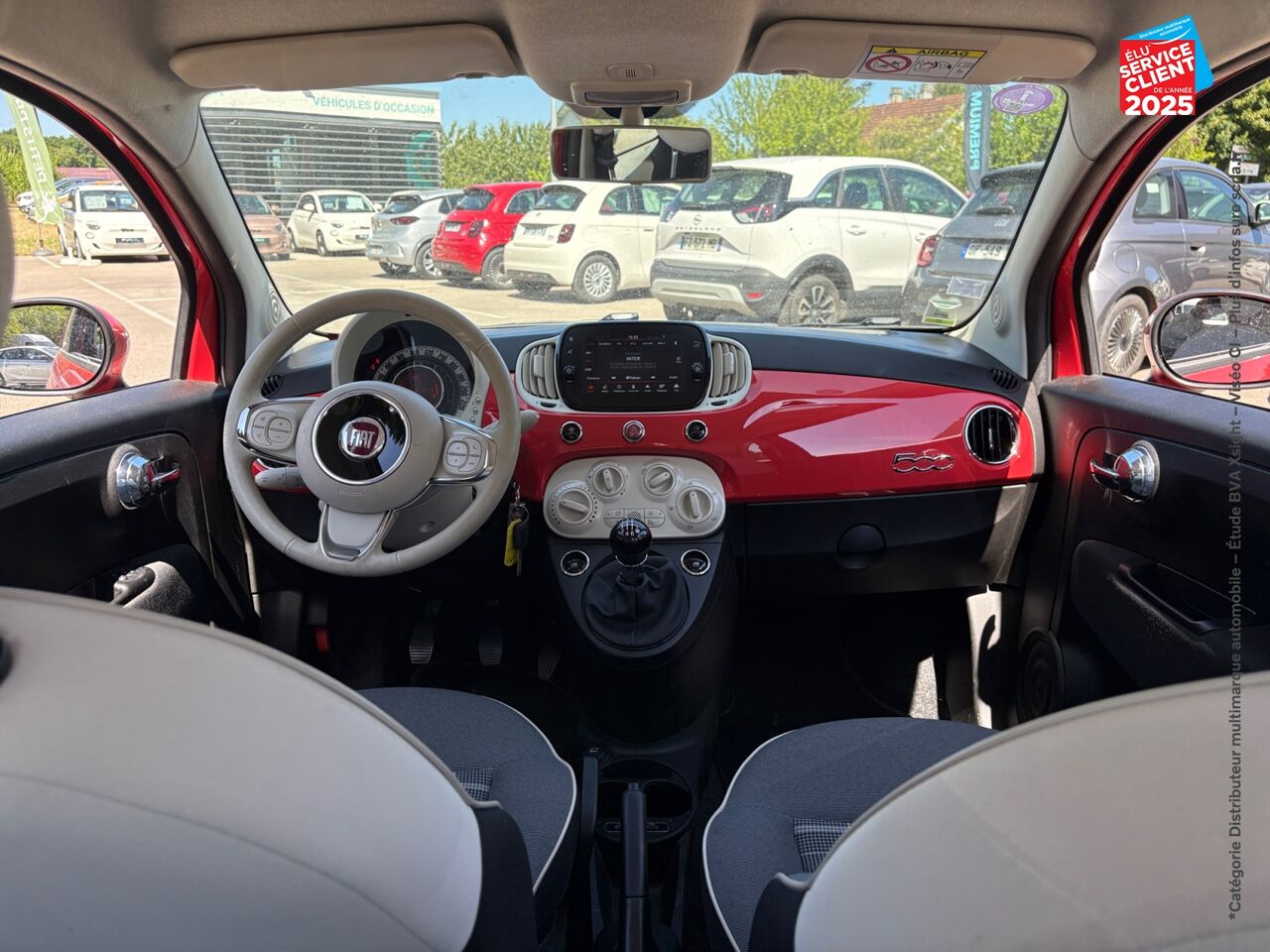 Véhicule d'occasion FIAT 500 1.0 70CH BSG SS LOUNGE chez Toyota Verdun