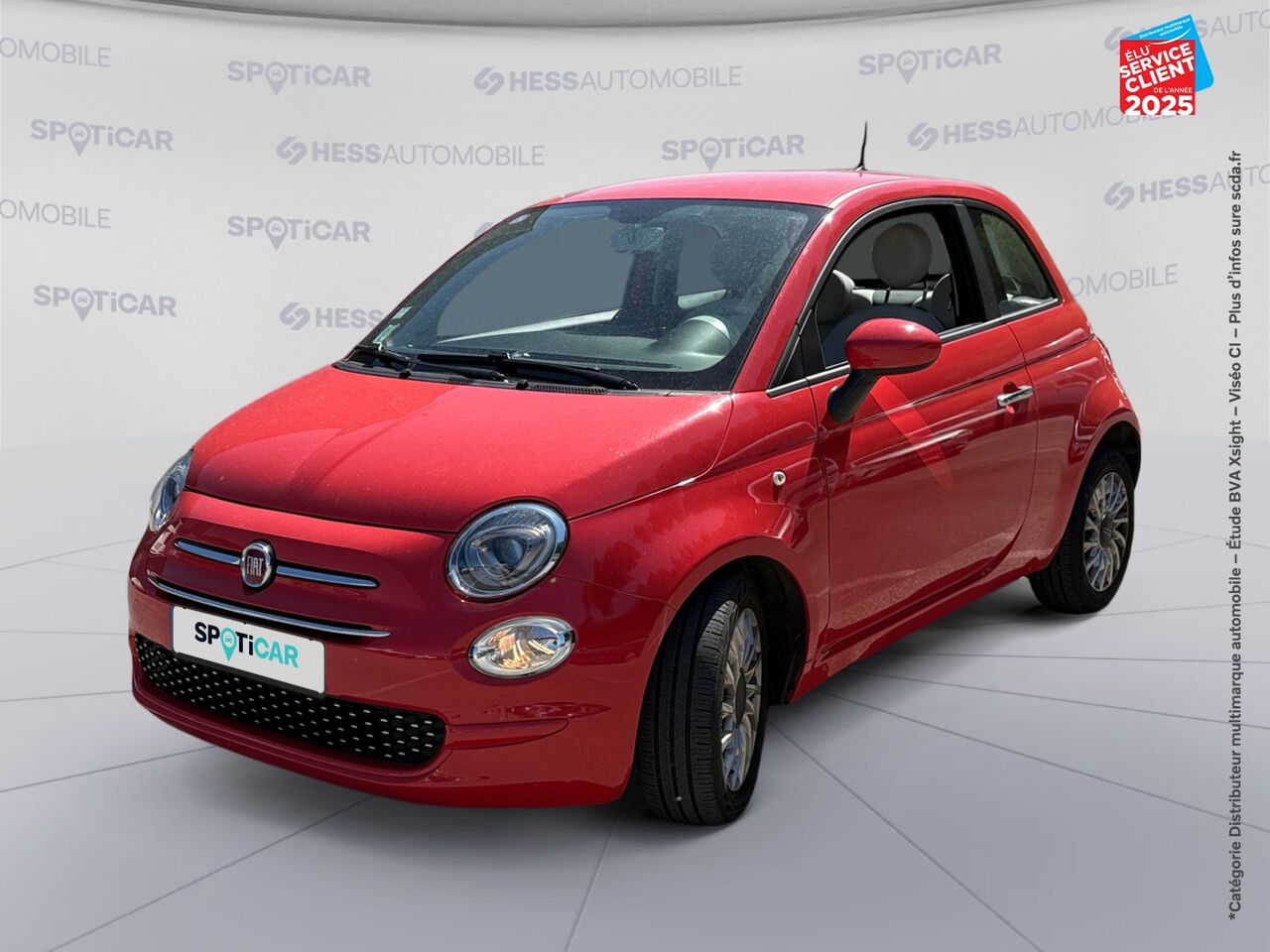 Véhicule d'occasion FIAT 500 1.0 70CH BSG SS LOUNGE chez Toyota Verdun