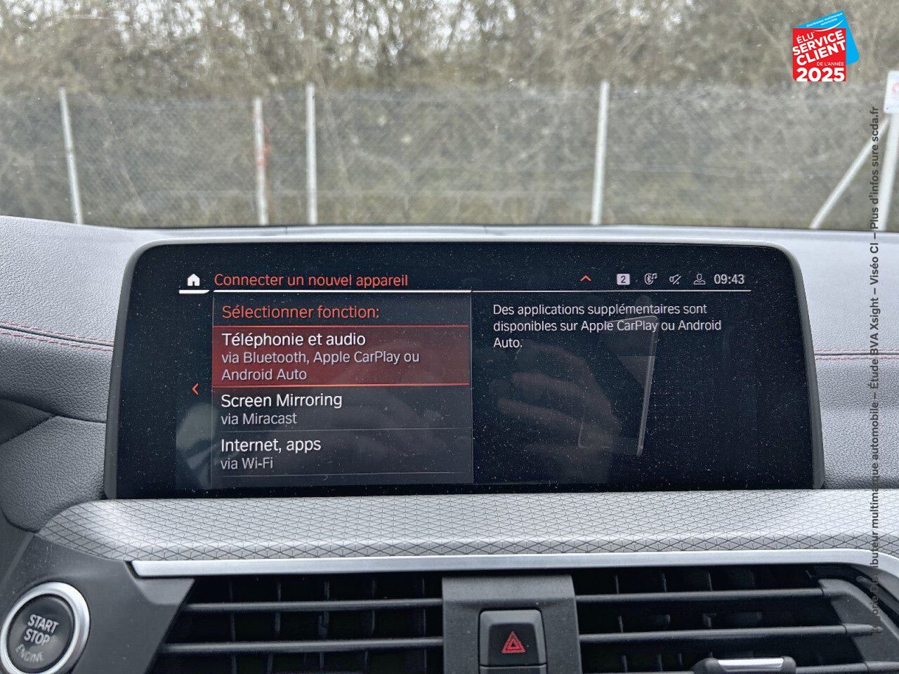 Véhicule d'occasion BMW X4 XDRIVE20D 190CH M SPORT SIEGES CUIR GPS CAMERA chez BMW Dole