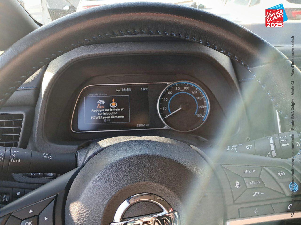 Véhicule d'occasion NISSAN LEAF 150CH 40KWH N-CONNECTA 22 chez Dacia Mulhouse