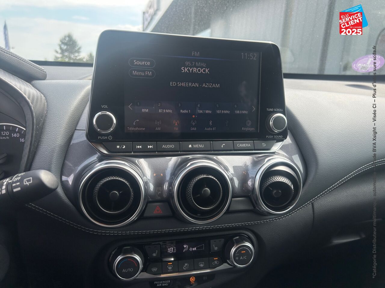 Véhicule d'occasion NISSAN JUKE 1.0 DIG-T 114CH TEKNA DCT 2021 SIEGE CHAUF CAMERA chez Hyundai Chalons