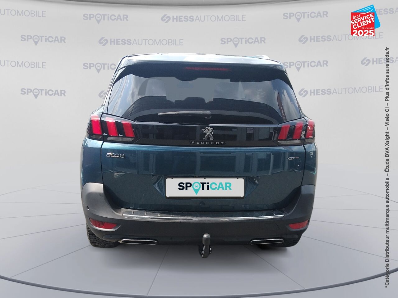 Véhicule d'occasion PEUGEOT 5008 2.0 BLUEHDI 180CH S/S GT EAT8 TOUVRANT SIEGES CHAUF/CUIR GPS CAMERA CARPLAY ATTELAGE chez Renault Saint-Louis