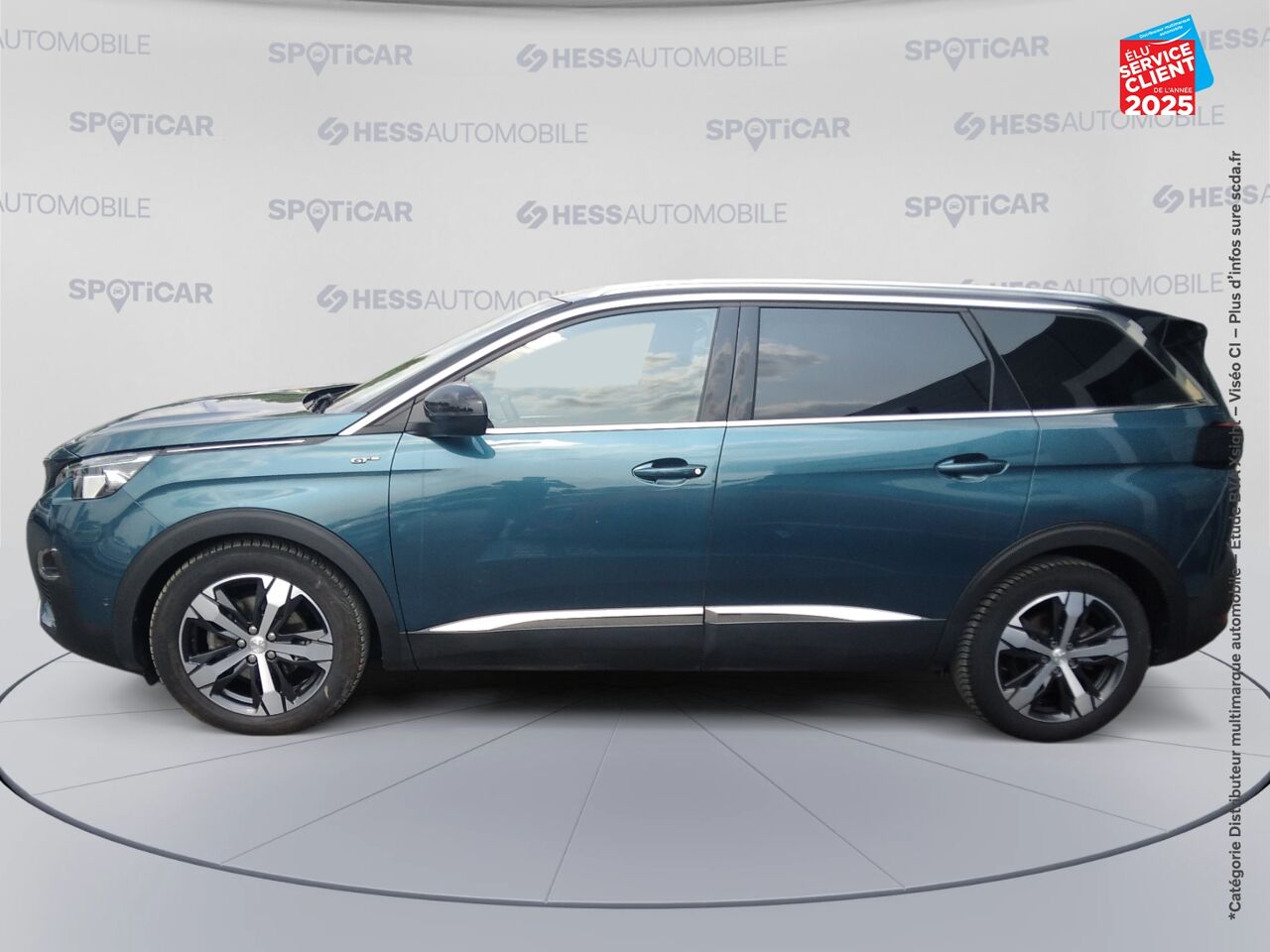 Véhicule d'occasion PEUGEOT 5008 2.0 BLUEHDI 180CH S/S GT EAT8 TOUVRANT SIEGES CHAUF/CUIR GPS CAMERA CARPLAY ATTELAGE chez Renault Saint-Louis