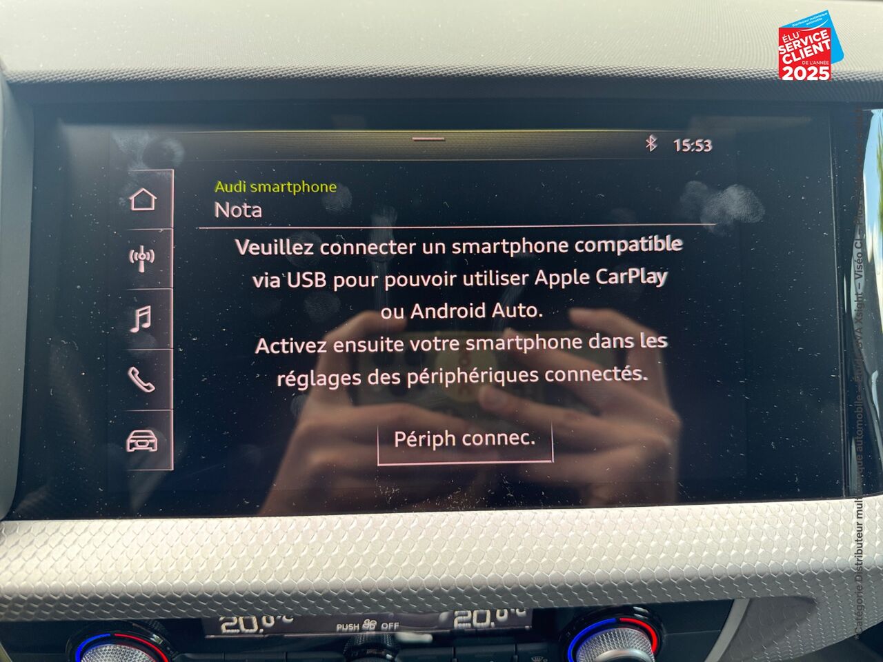 Véhicule d'occasion AUDI A1 SPORTBACK 40 TFSI 200CH S LINE S TRONIC 6 chez Hyundai Chalons