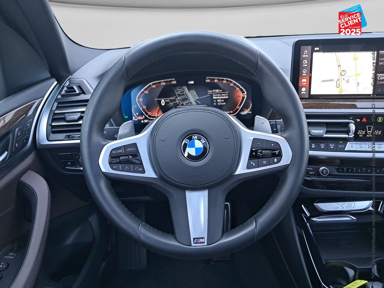 Véhicule d'occasion BMW X3 XDRIVE30D 286CH M SPORT chez BMW Belfort