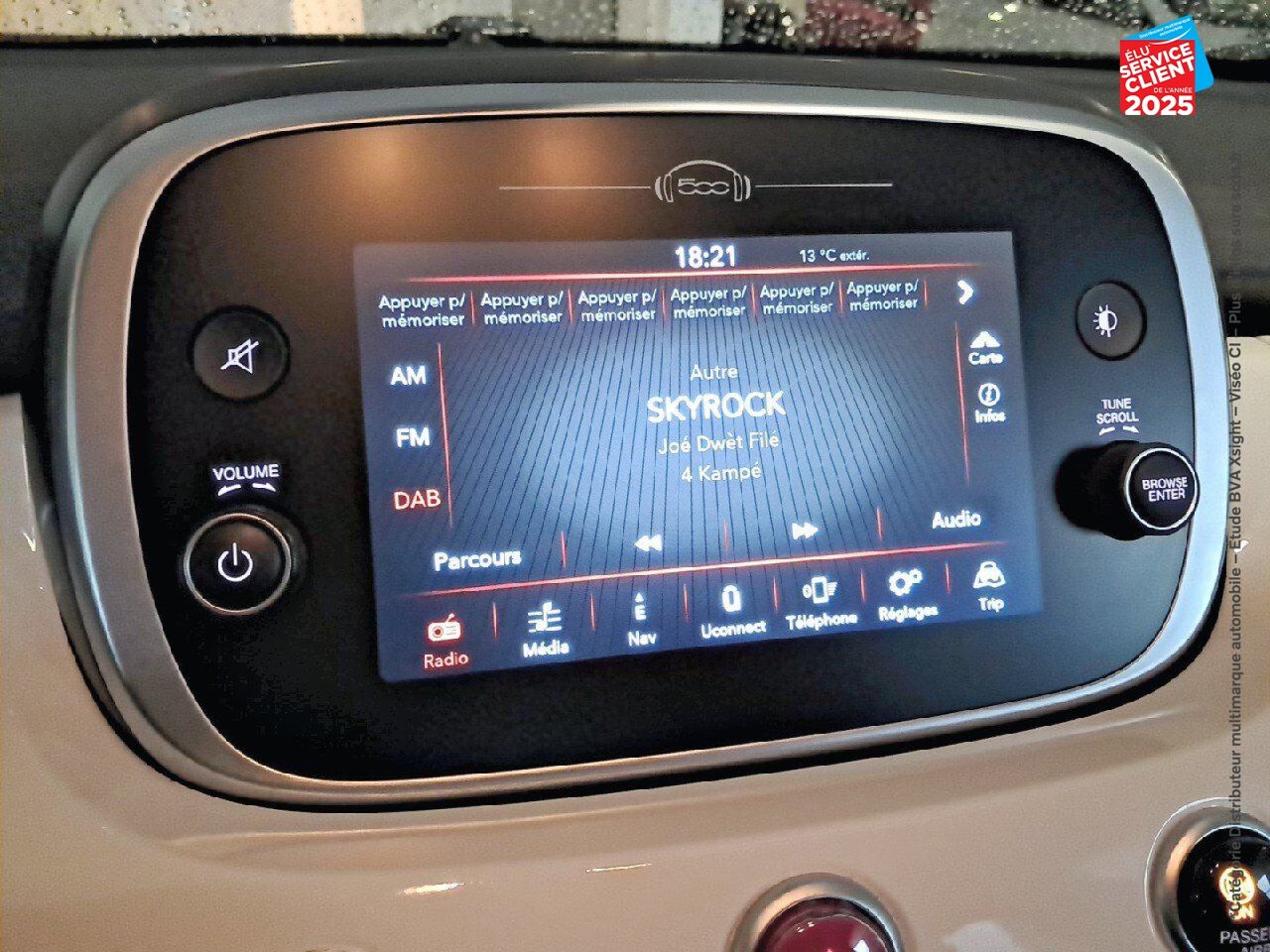 Véhicule d'occasion FIAT 500X 1.0 FIREFLY TURBO T3 120CH SPORT STYLE EURO 6D FULL chez Hyundai Chalons