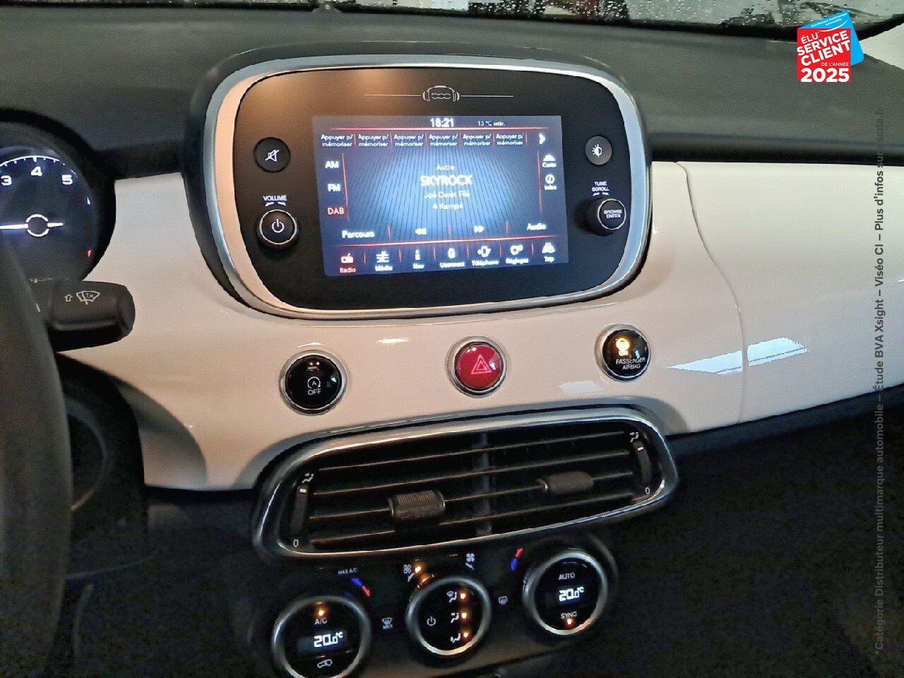 Véhicule d'occasion FIAT 500X 1.0 FIREFLY TURBO T3 120CH SPORT STYLE EURO 6D FULL chez Hyundai Chalons
